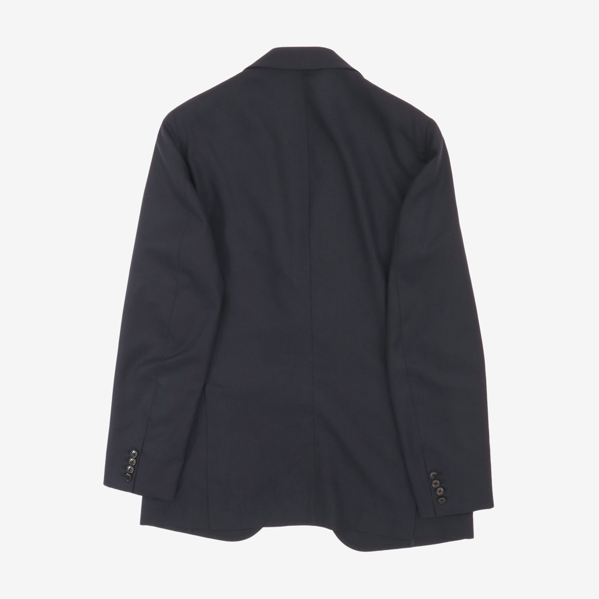 Wool Hopsack Travel Blazer