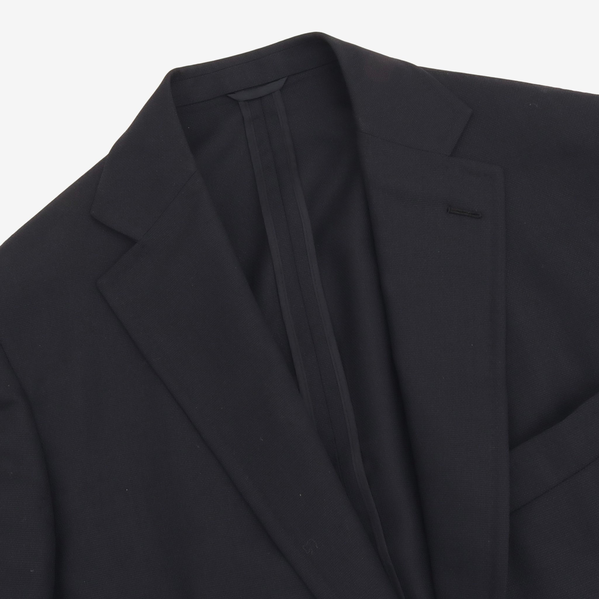 Wool Hopsack Travel Blazer