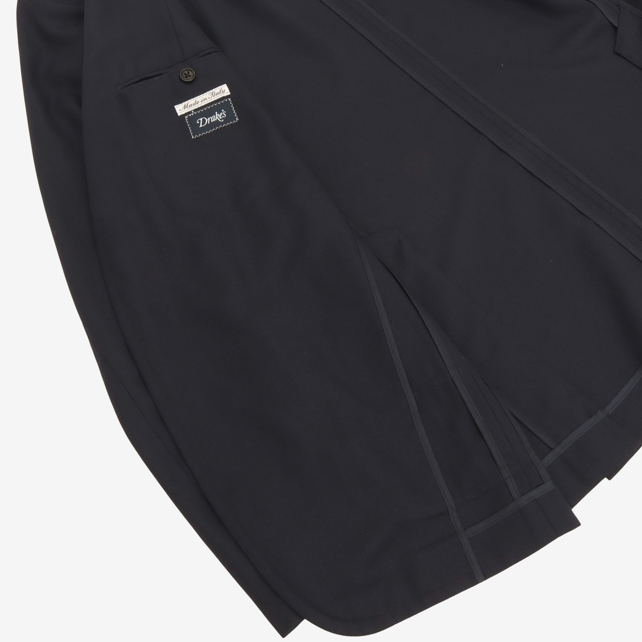 Wool Hopsack Travel Blazer