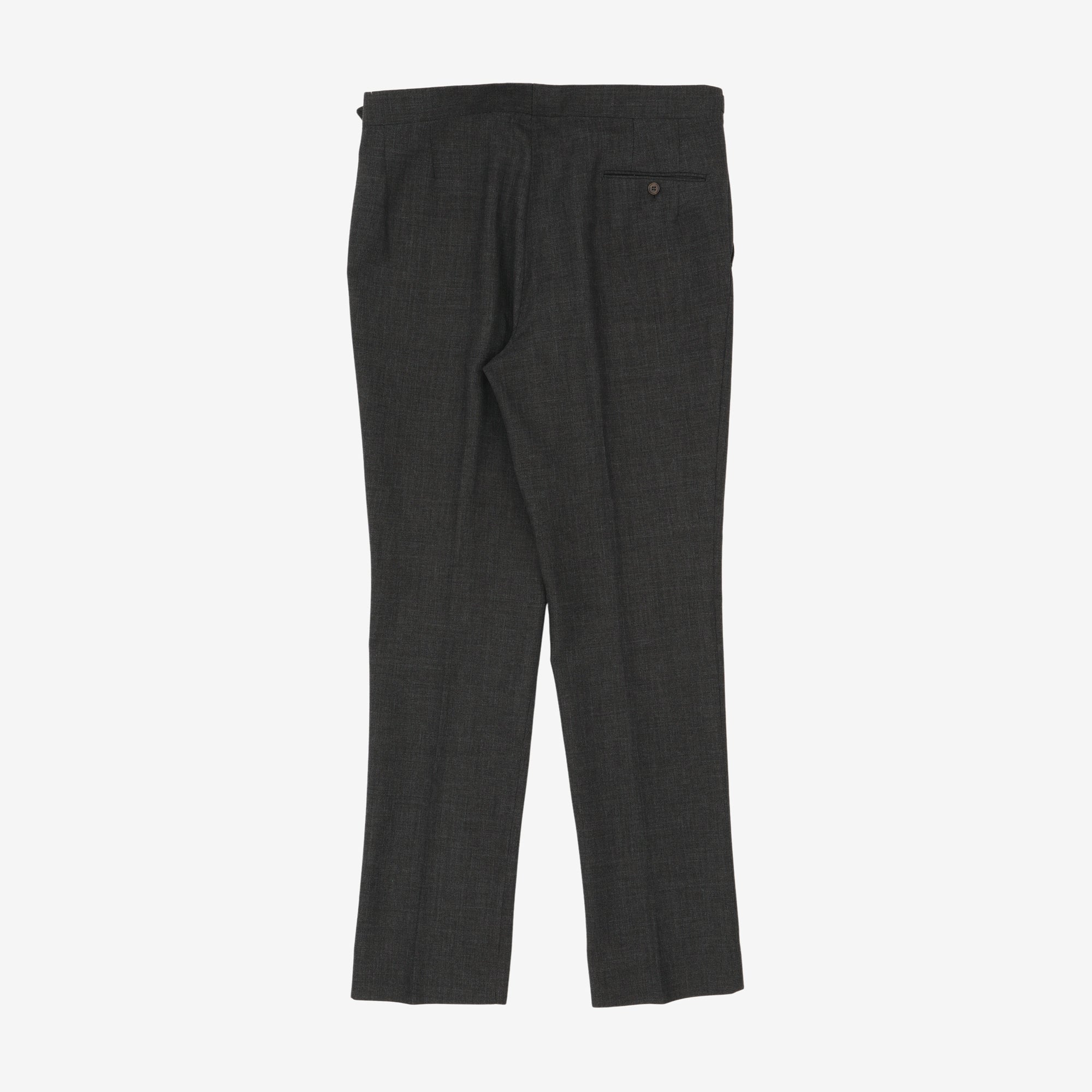 Alfie High Twist Wool Trousers (35W X 33L)