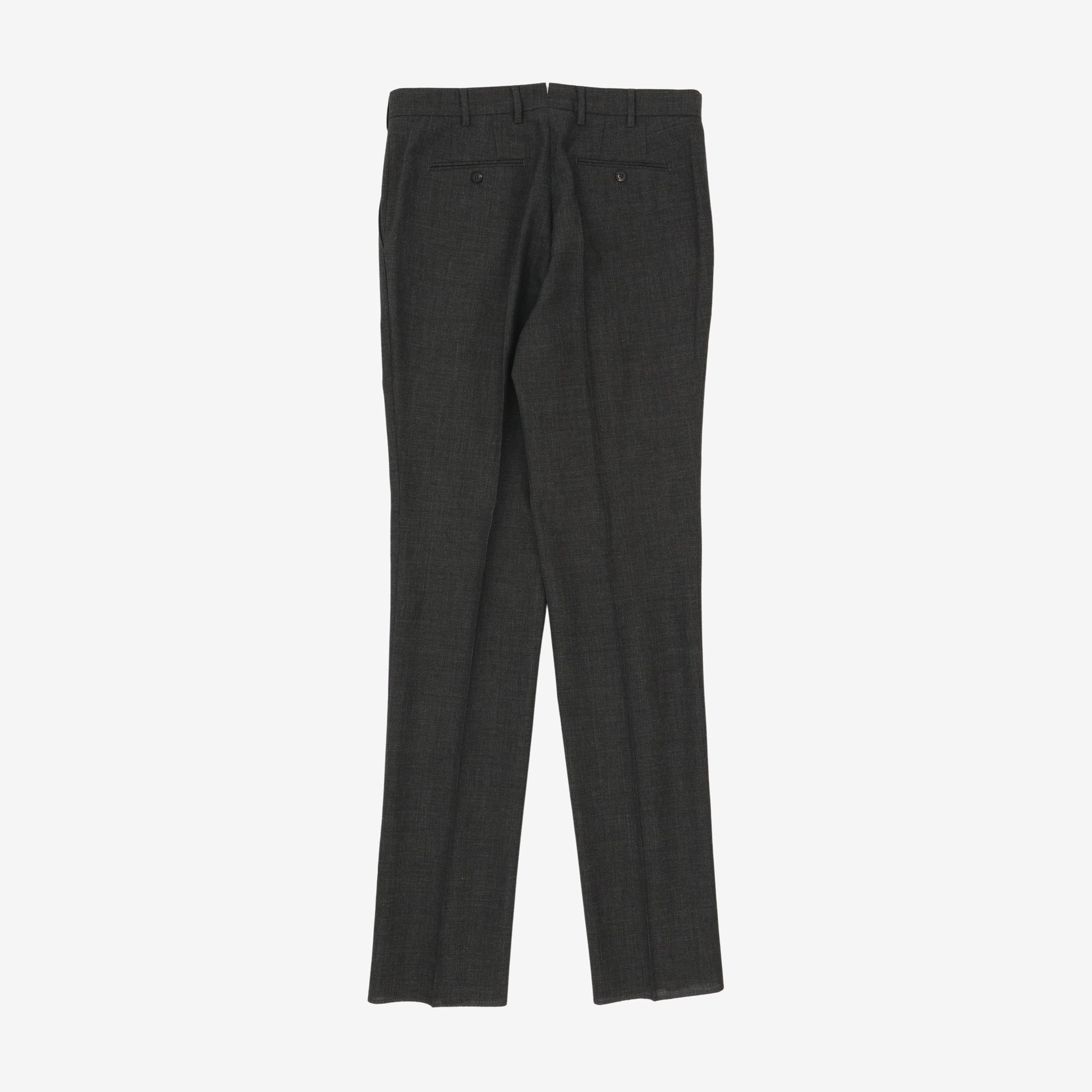 Alfie High Twist Wool Trousers (35W X 38L)