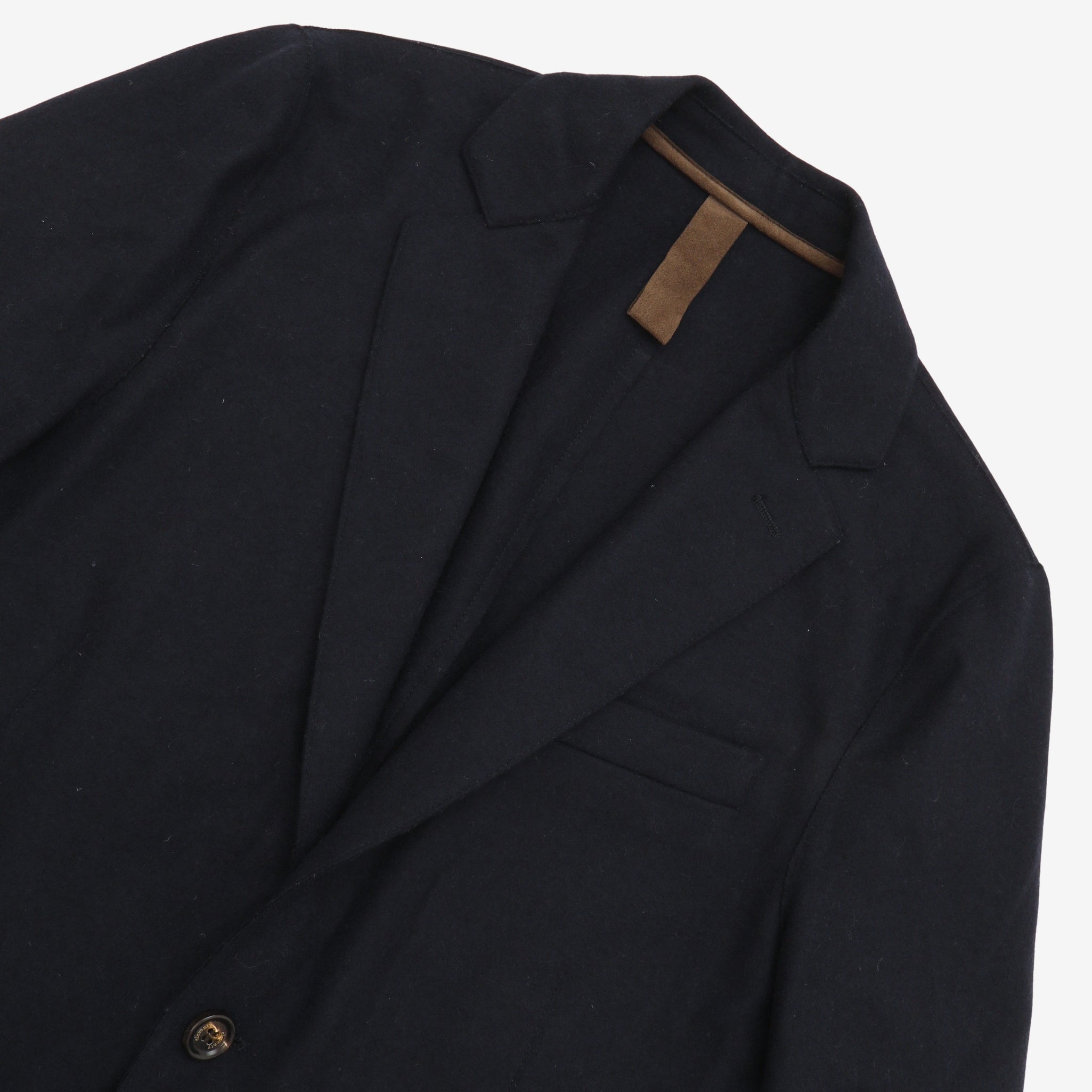 Wool Blend Patch Blazer