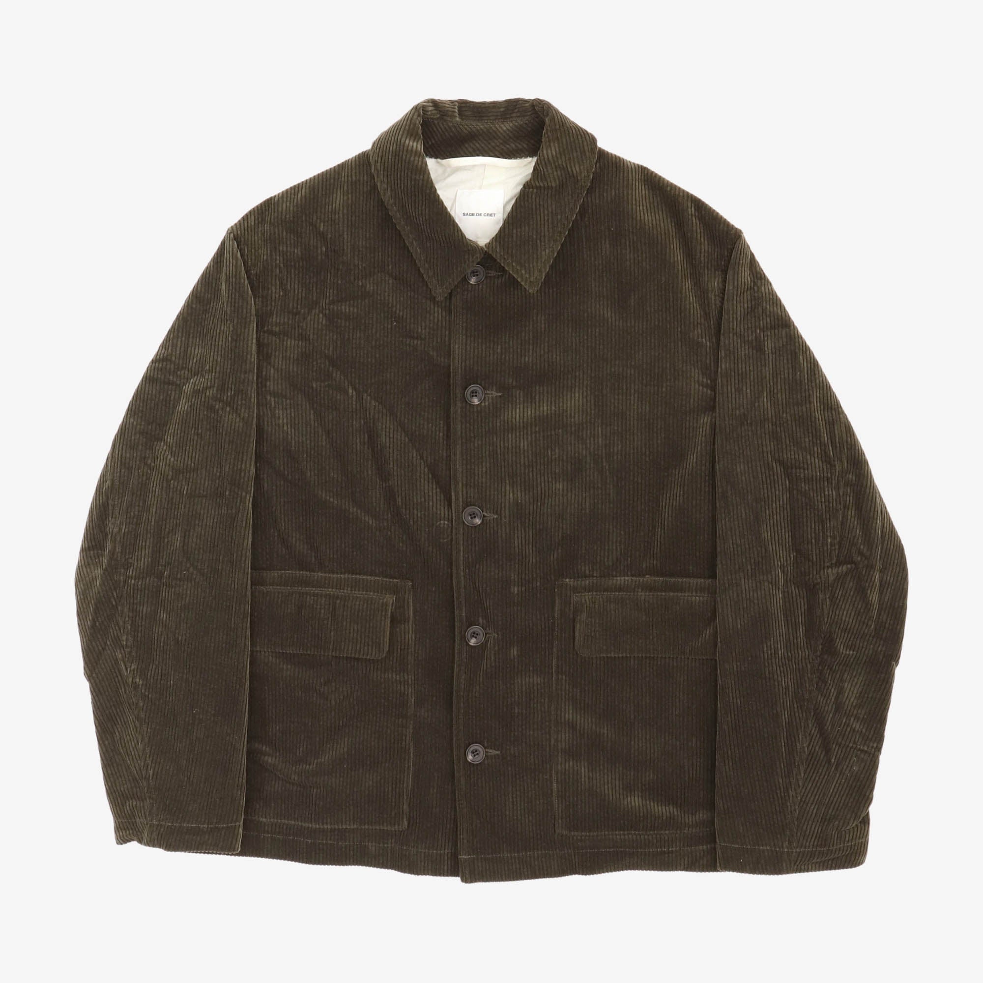 Corduroy Coverall Jacket