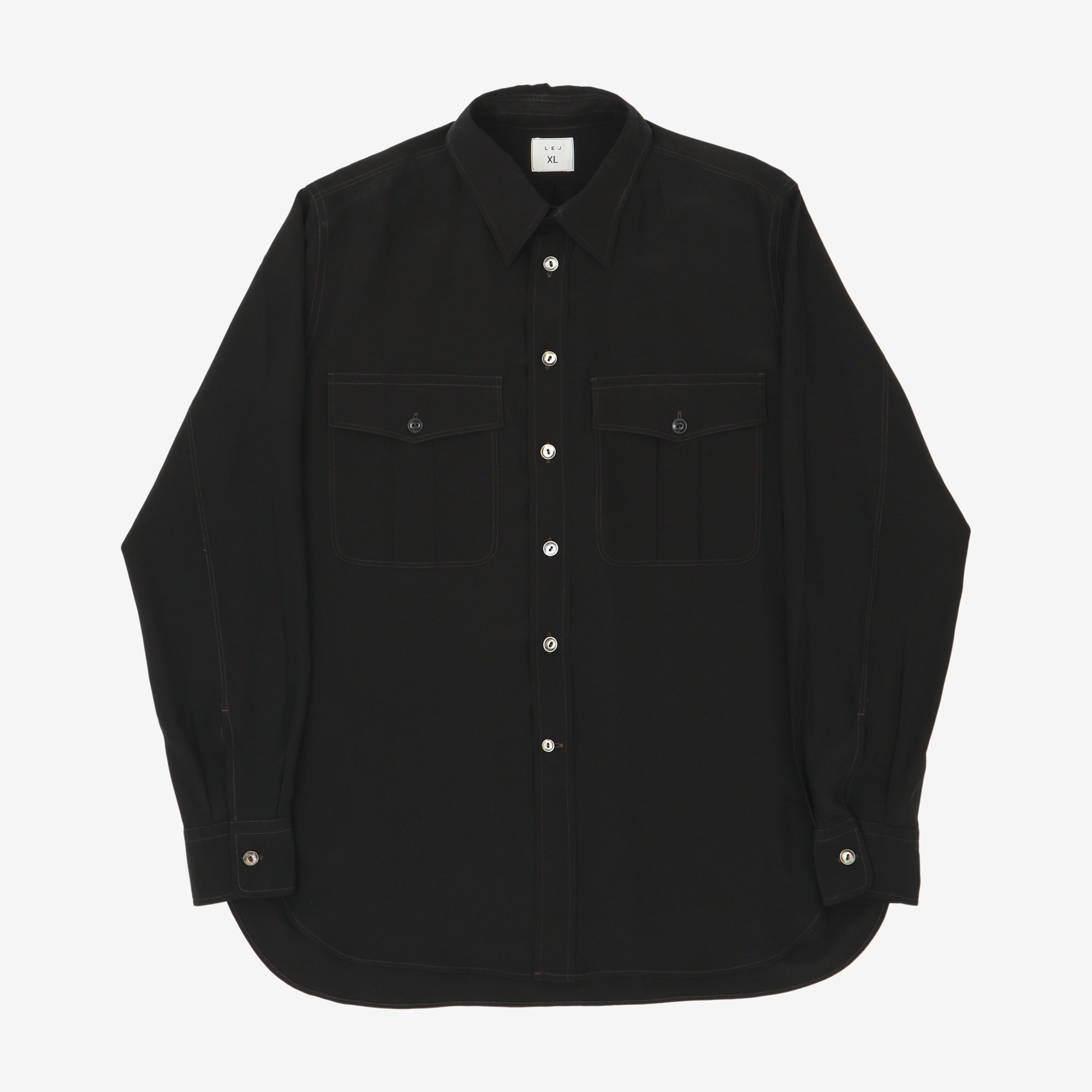 Silk Two Pocket Work Shirt