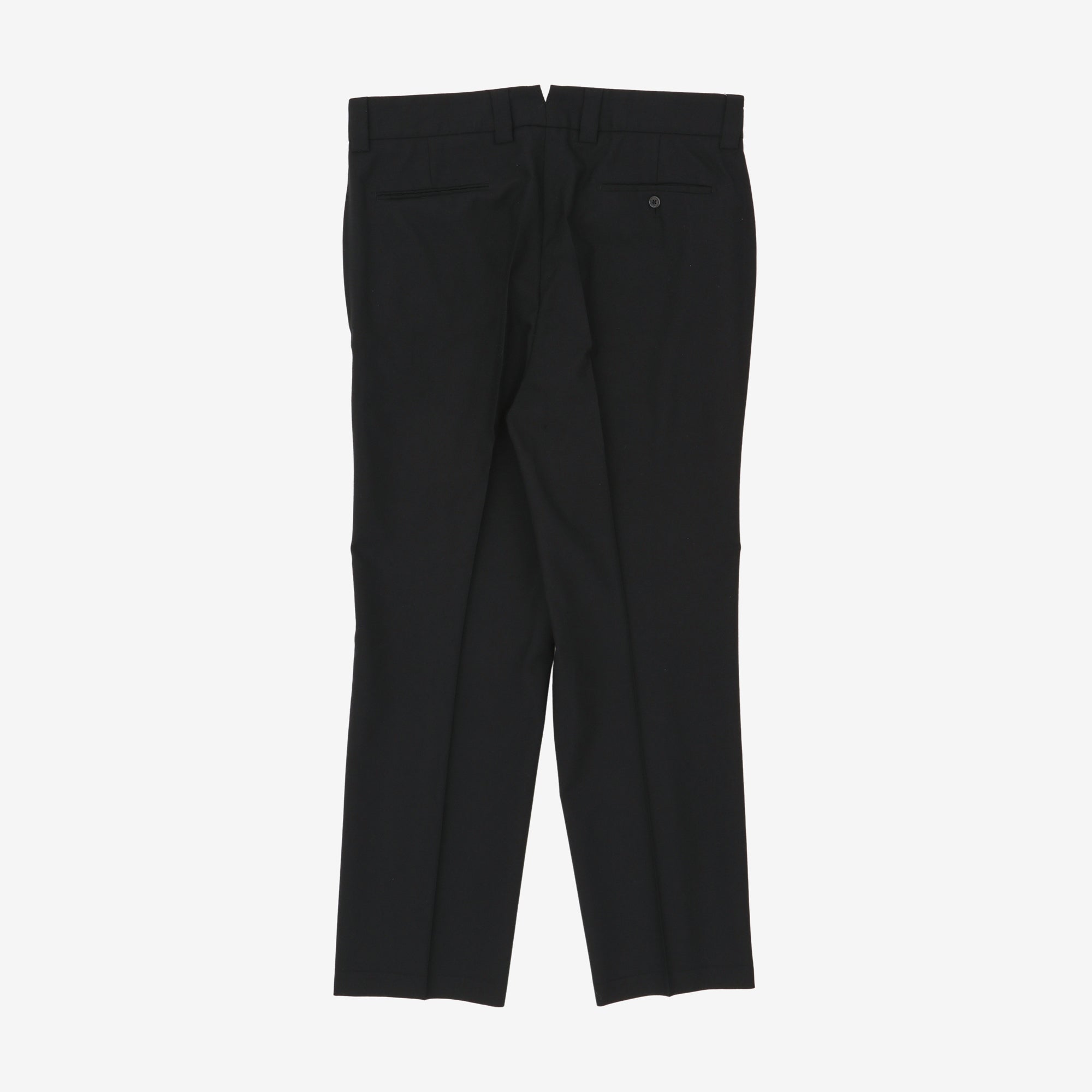 Wool Flap Pocket Trousers (37W X 28.5L)