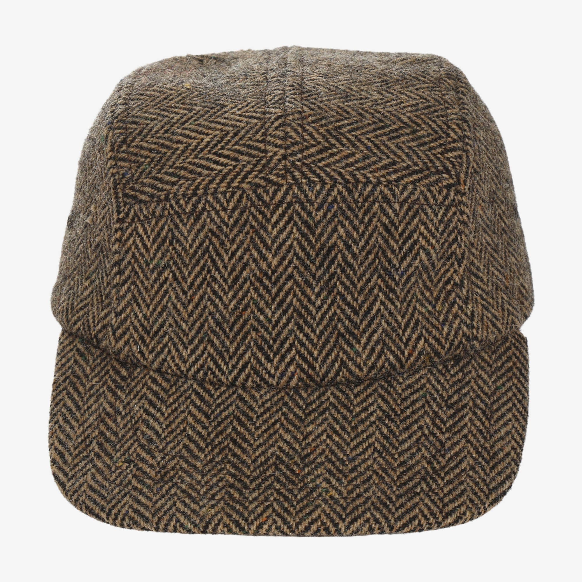 Herringbone Wool 5 Panel Cap