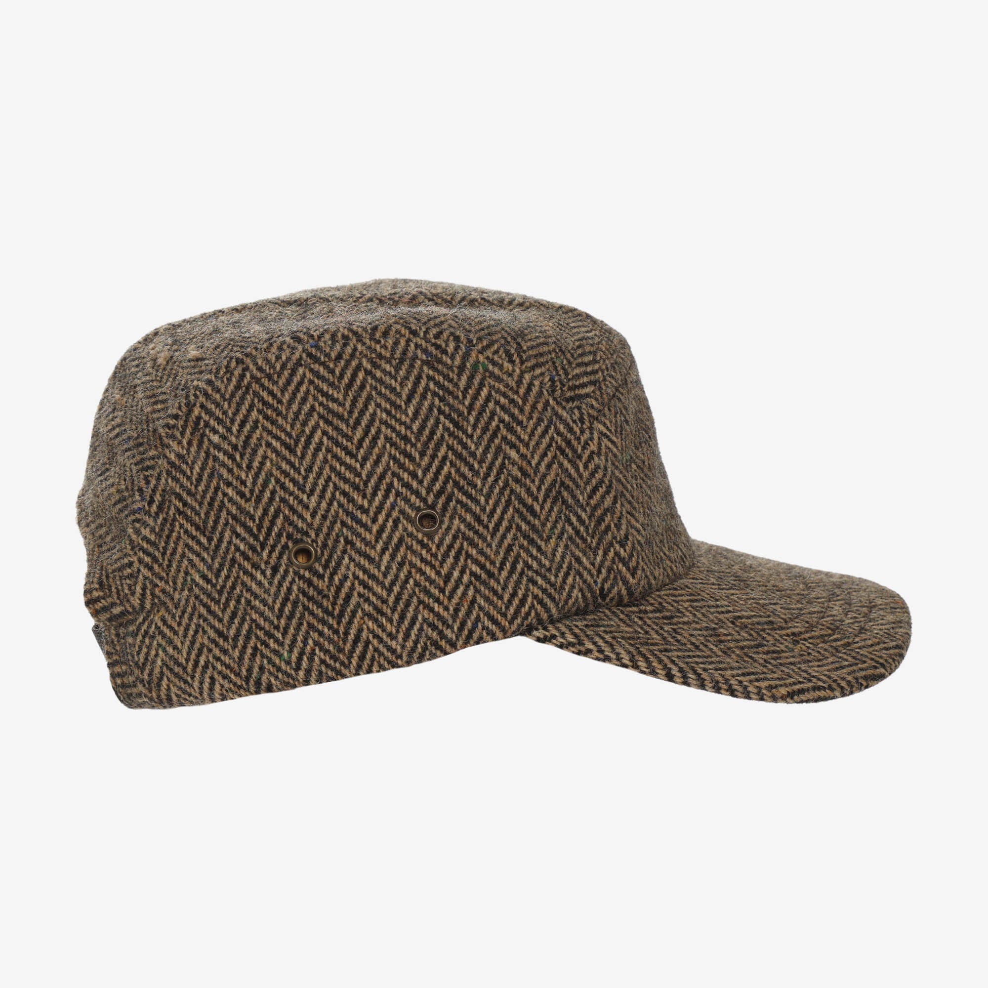 Herringbone Wool 5 Panel Cap
