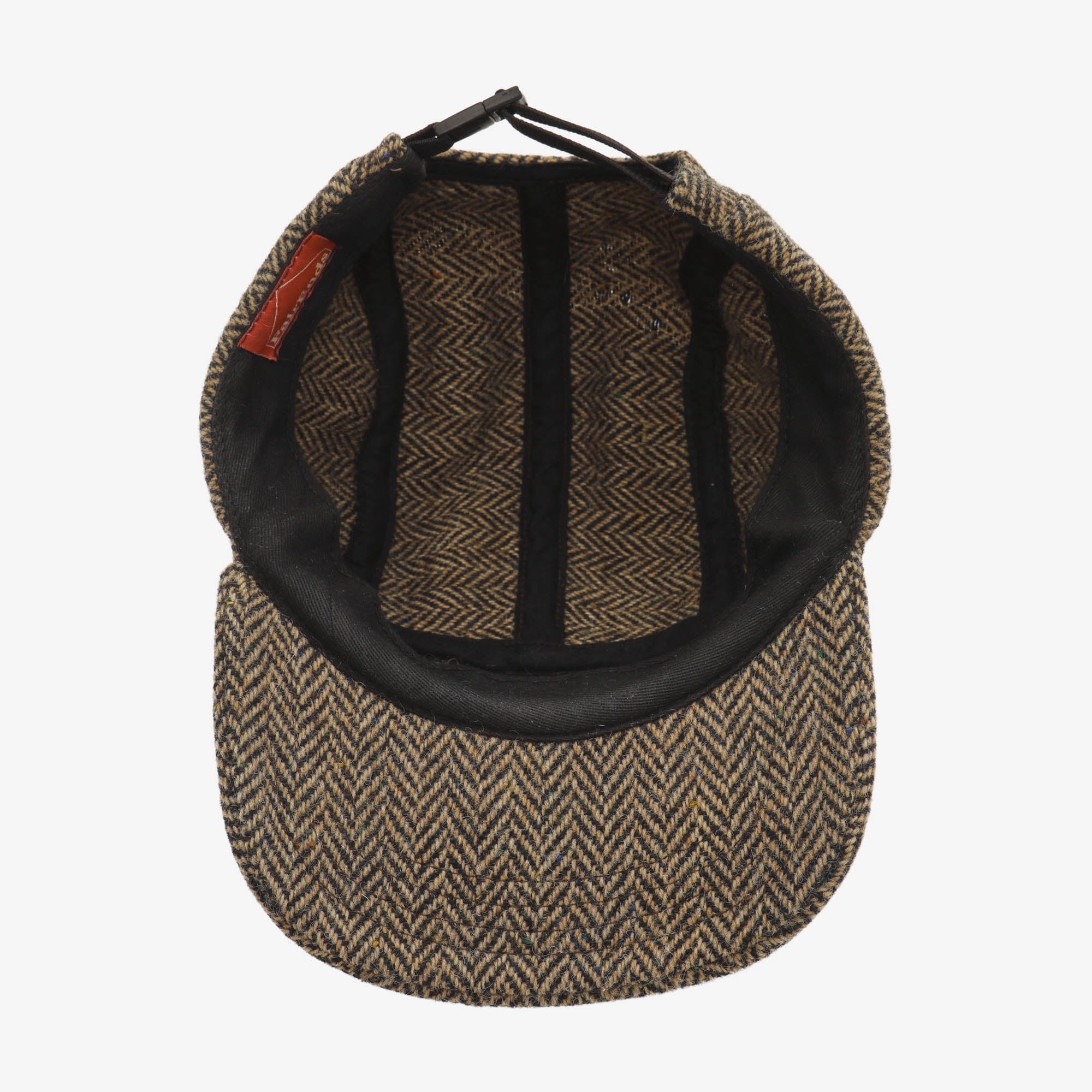Herringbone Wool 5 Panel Cap
