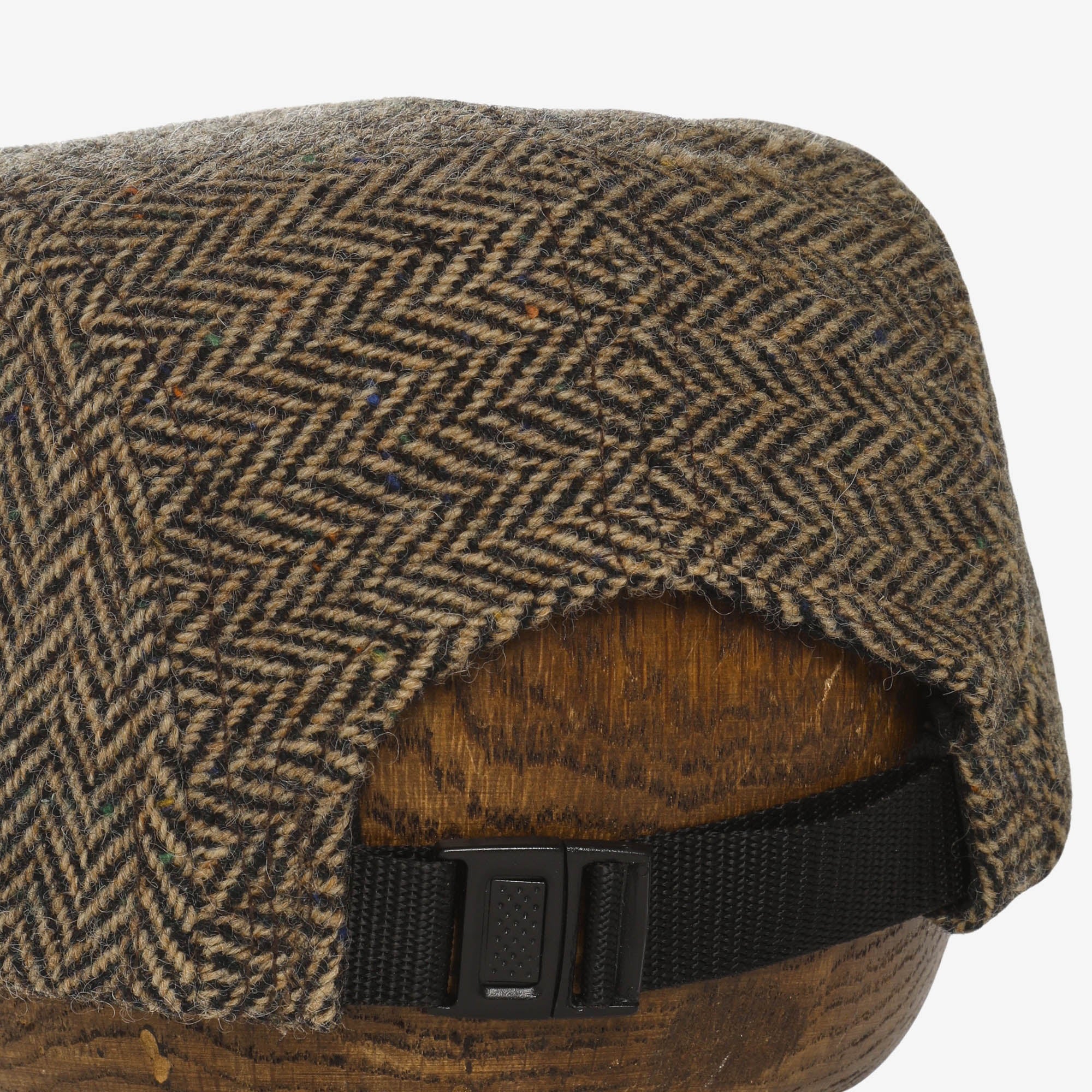Herringbone Wool 5 Panel Cap