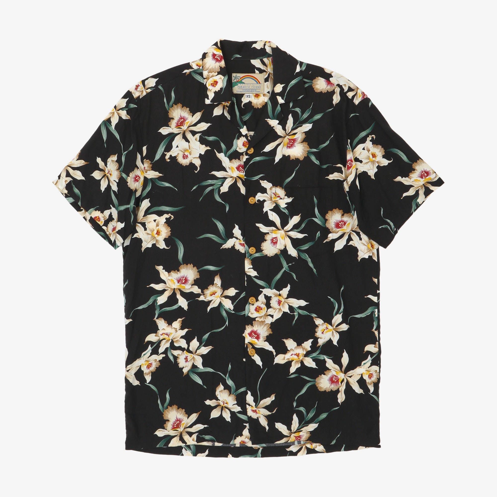 Star Orchid Rayon Hawaiian Shirt
