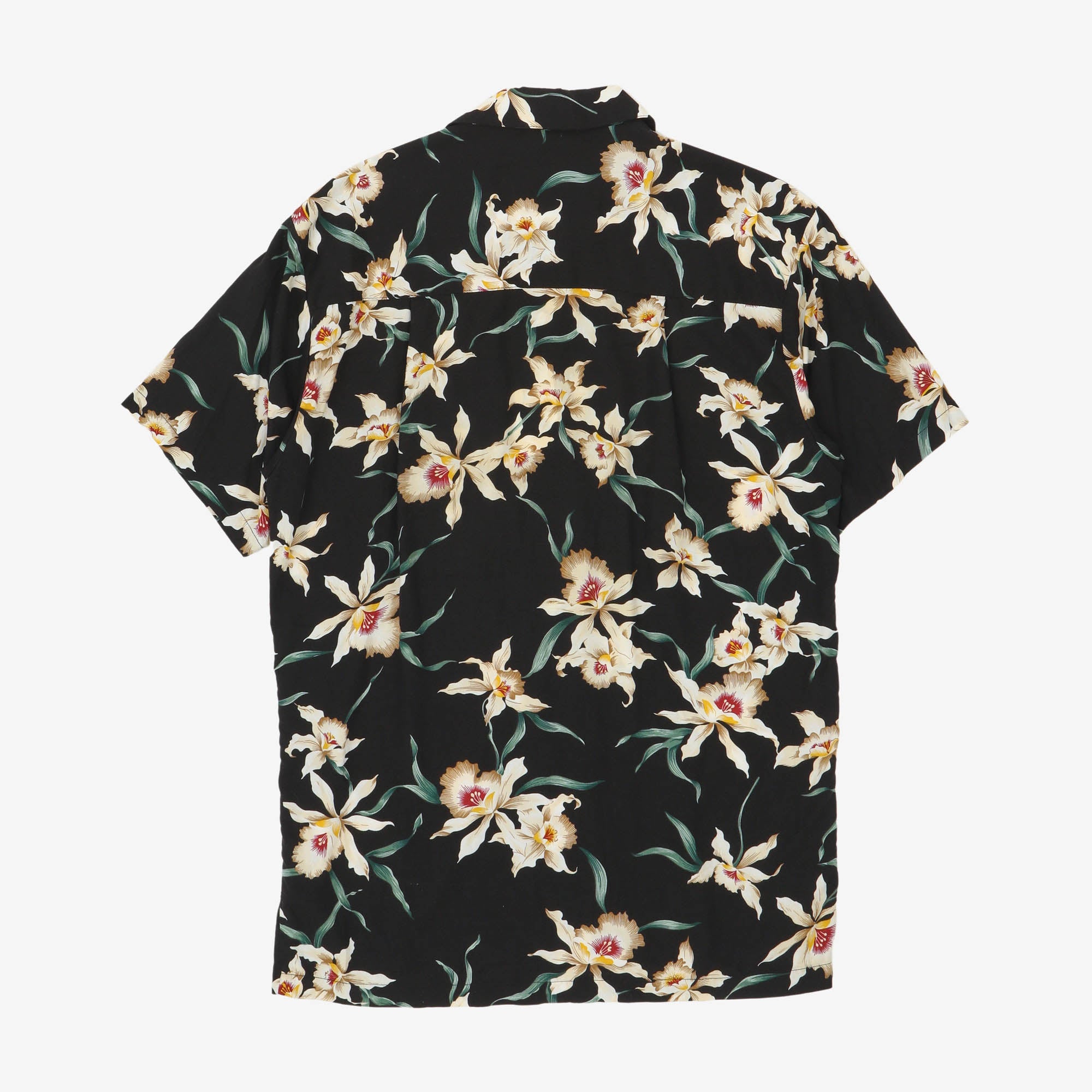 Star Orchid Rayon Hawaiian Shirt