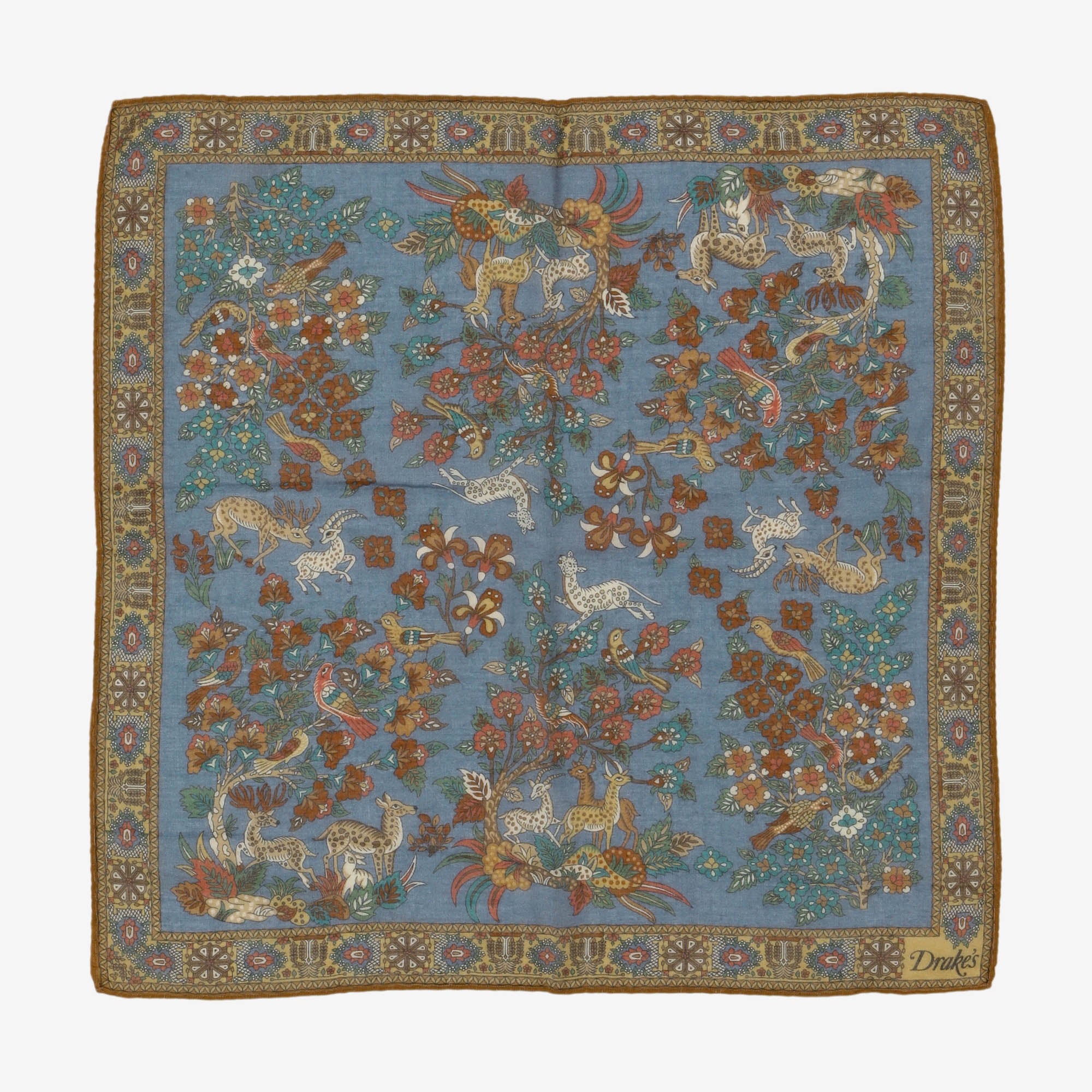 Mughal Garden Pocket Square