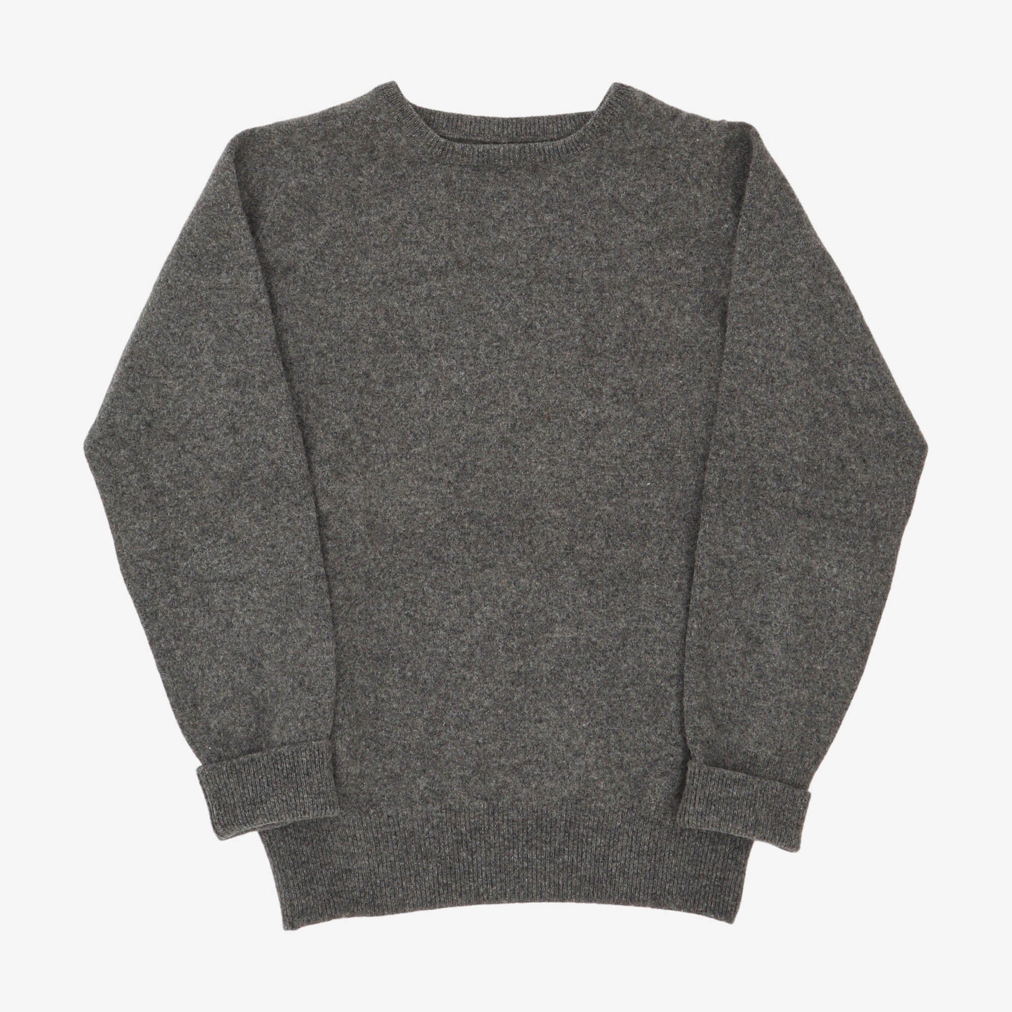 Boiled Wool Crewneck Sweater