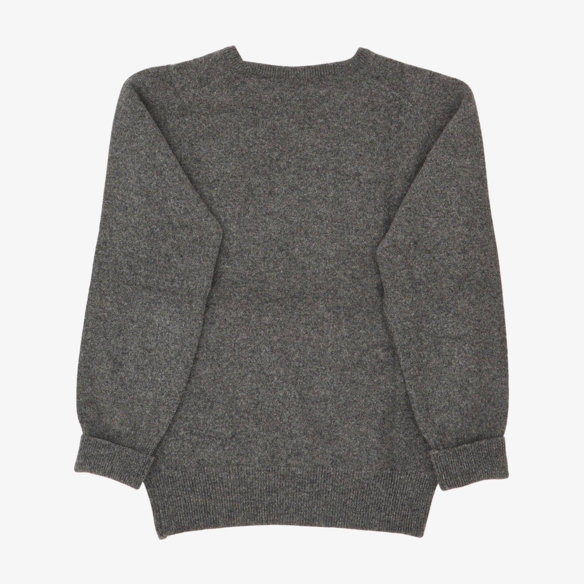Boiled Wool Crewneck Sweater