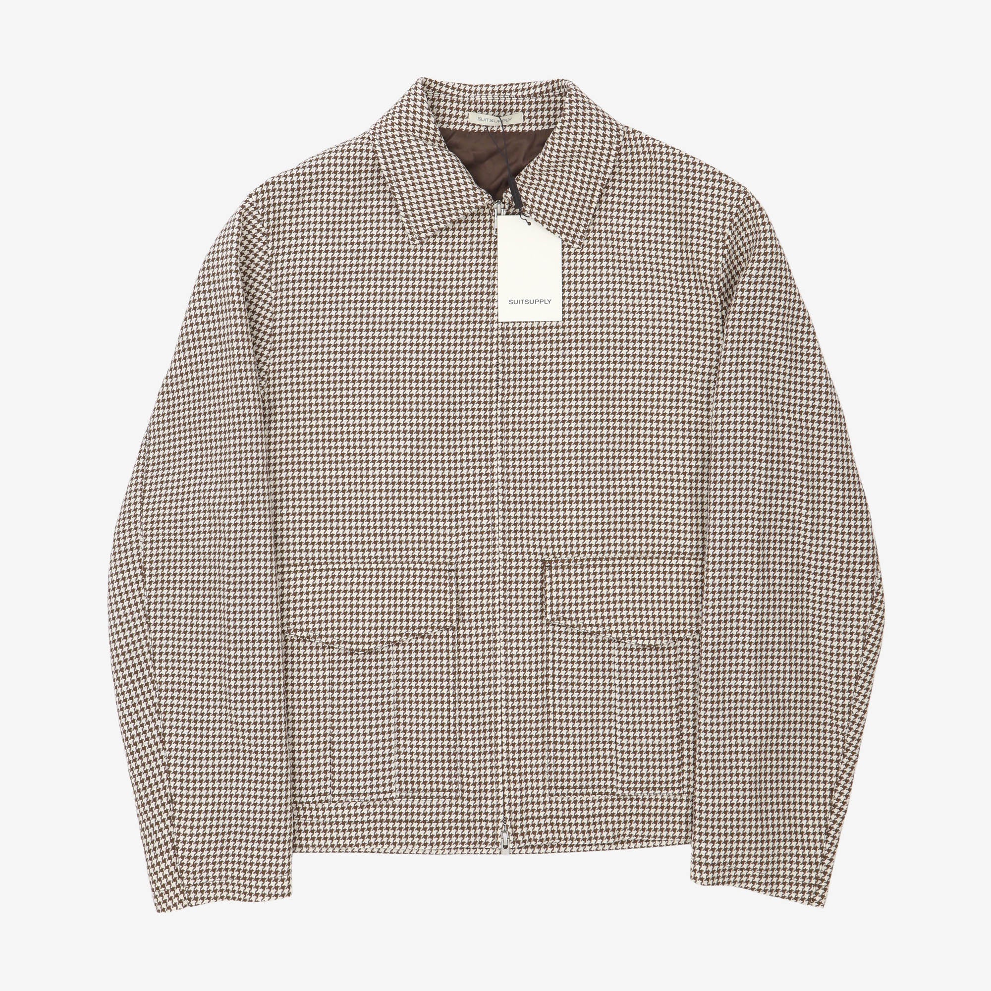 Winston Houndstooth Bomber Jacket