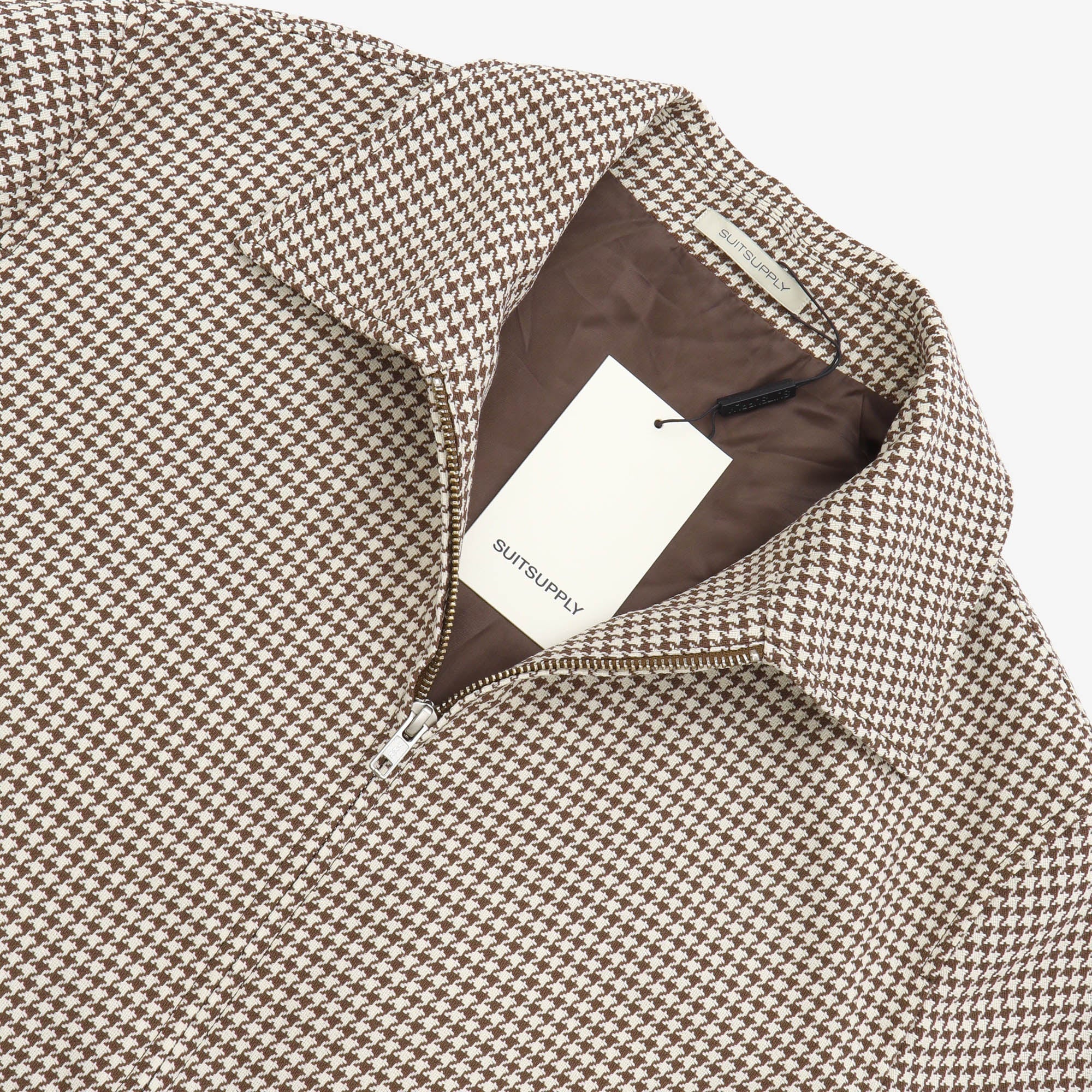 Winston Houndstooth Bomber Jacket