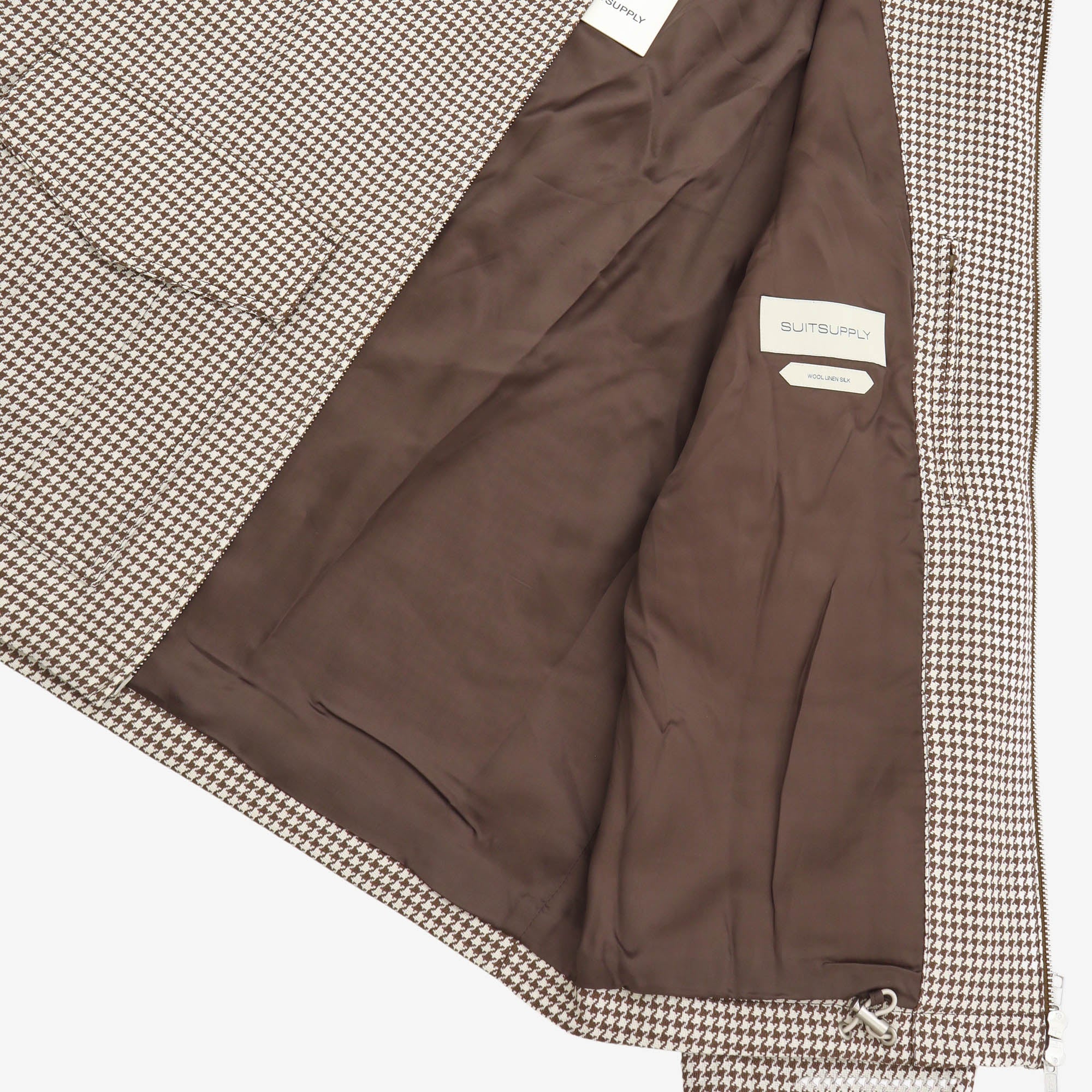 Winston Houndstooth Bomber Jacket