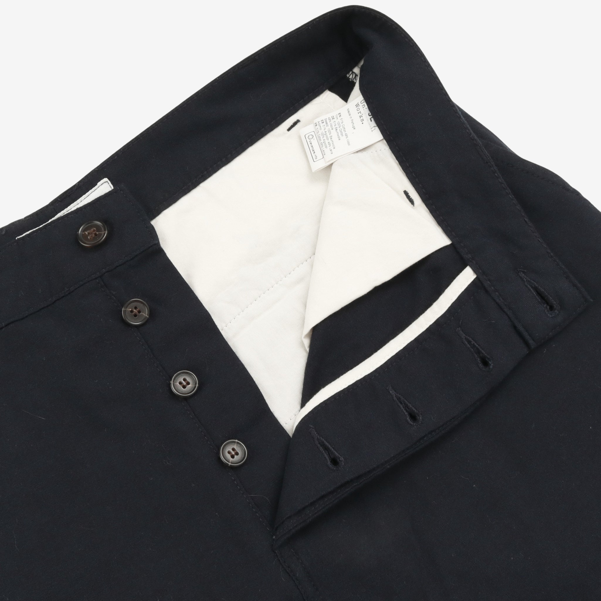 Wool Blend Tapered Trousers (32W X 27L)