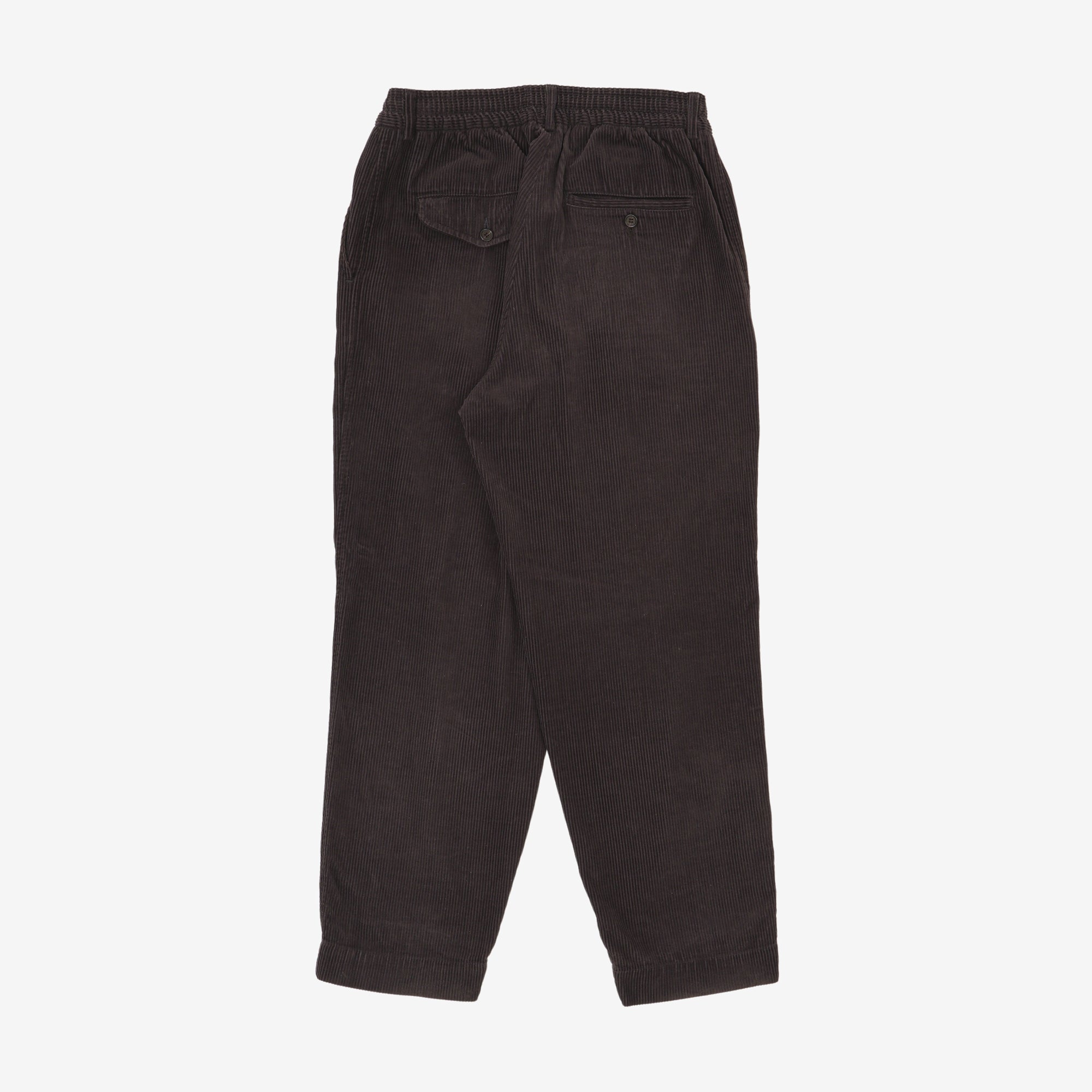 Corduroy Pleated Track Pants