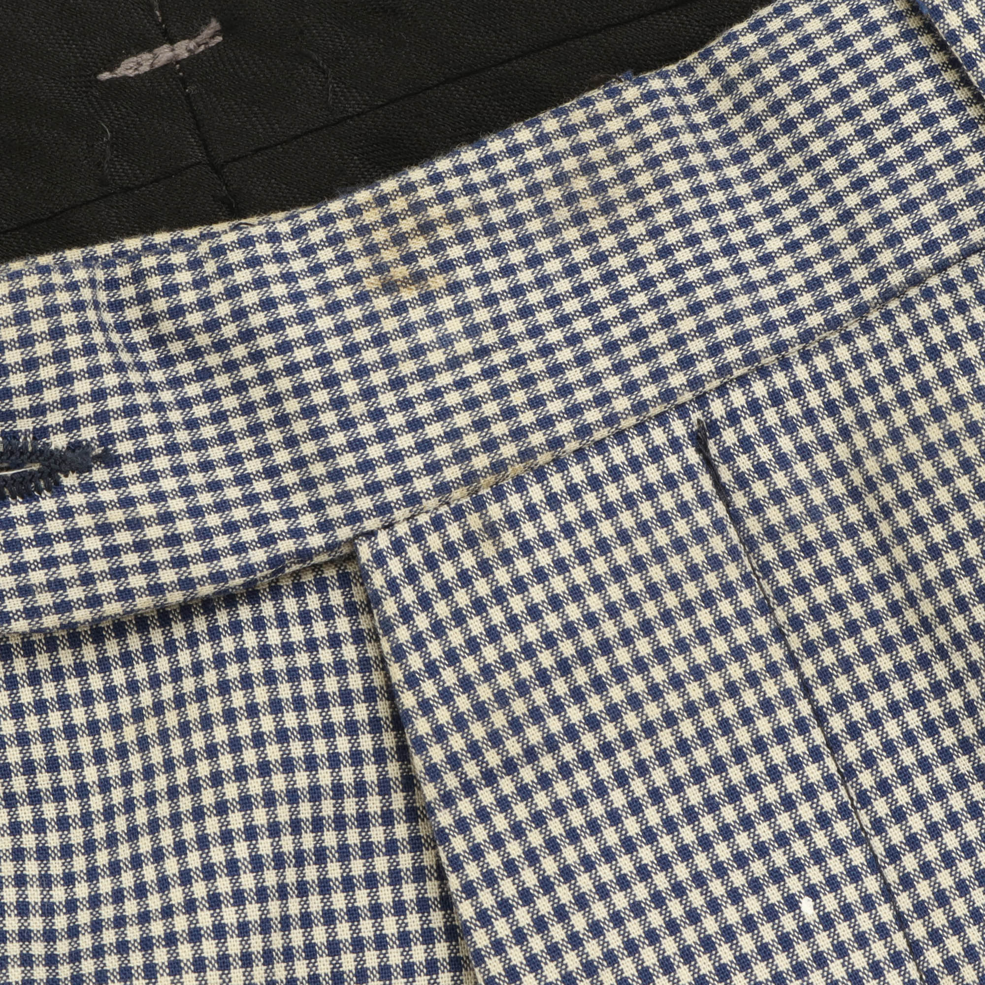 Check Flat Front Trousers (34W X 29L)