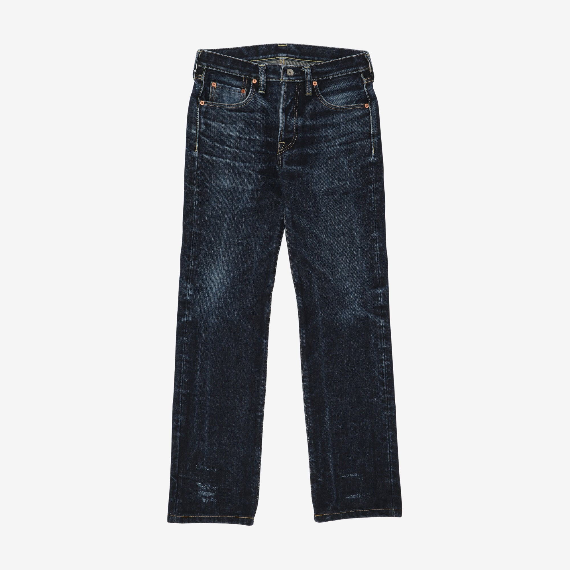 25oz Selvedge Denim Slim Straight Cut Jeans (31W X 32L)