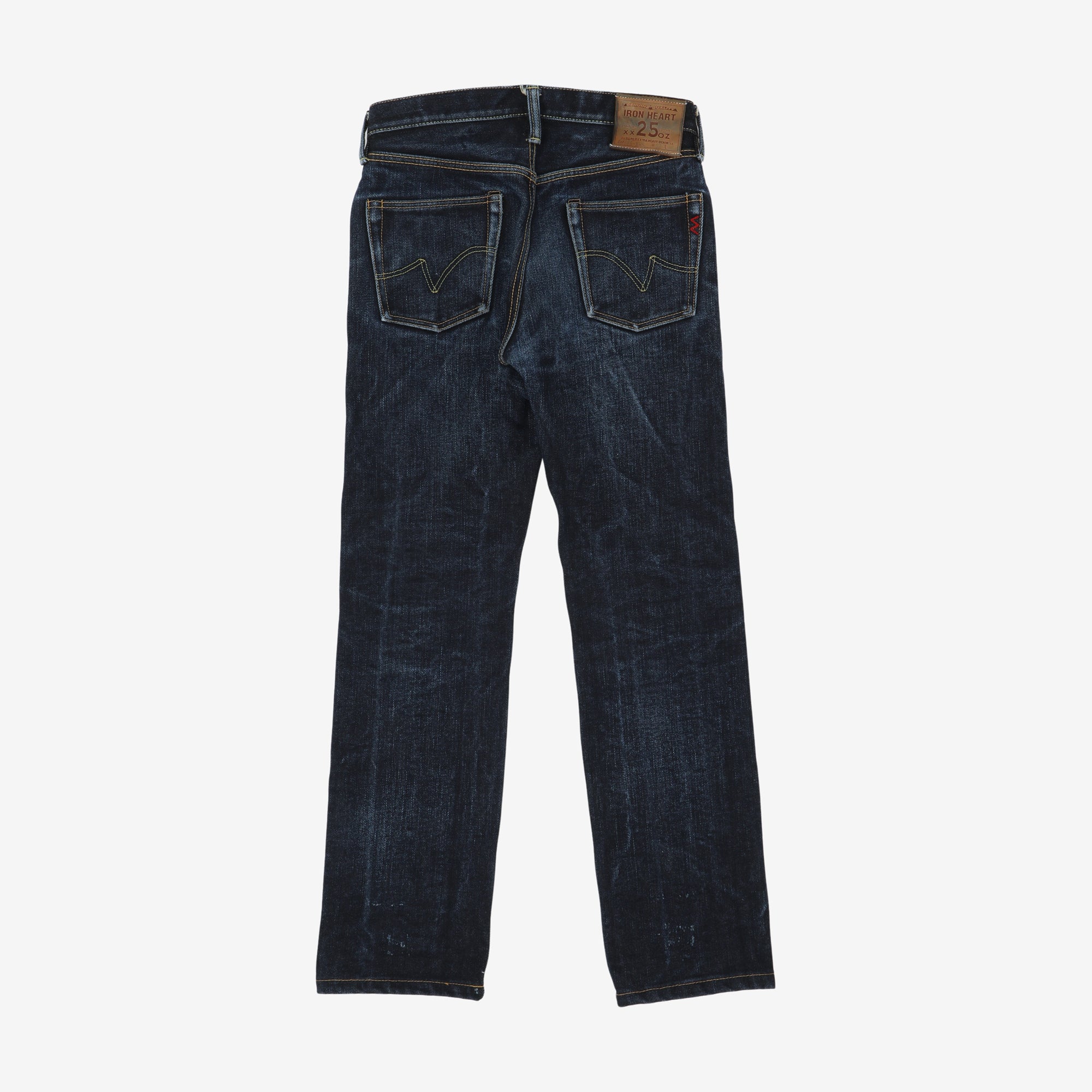 25oz Selvedge Denim Slim Straight Cut Jeans (31W X 32L)