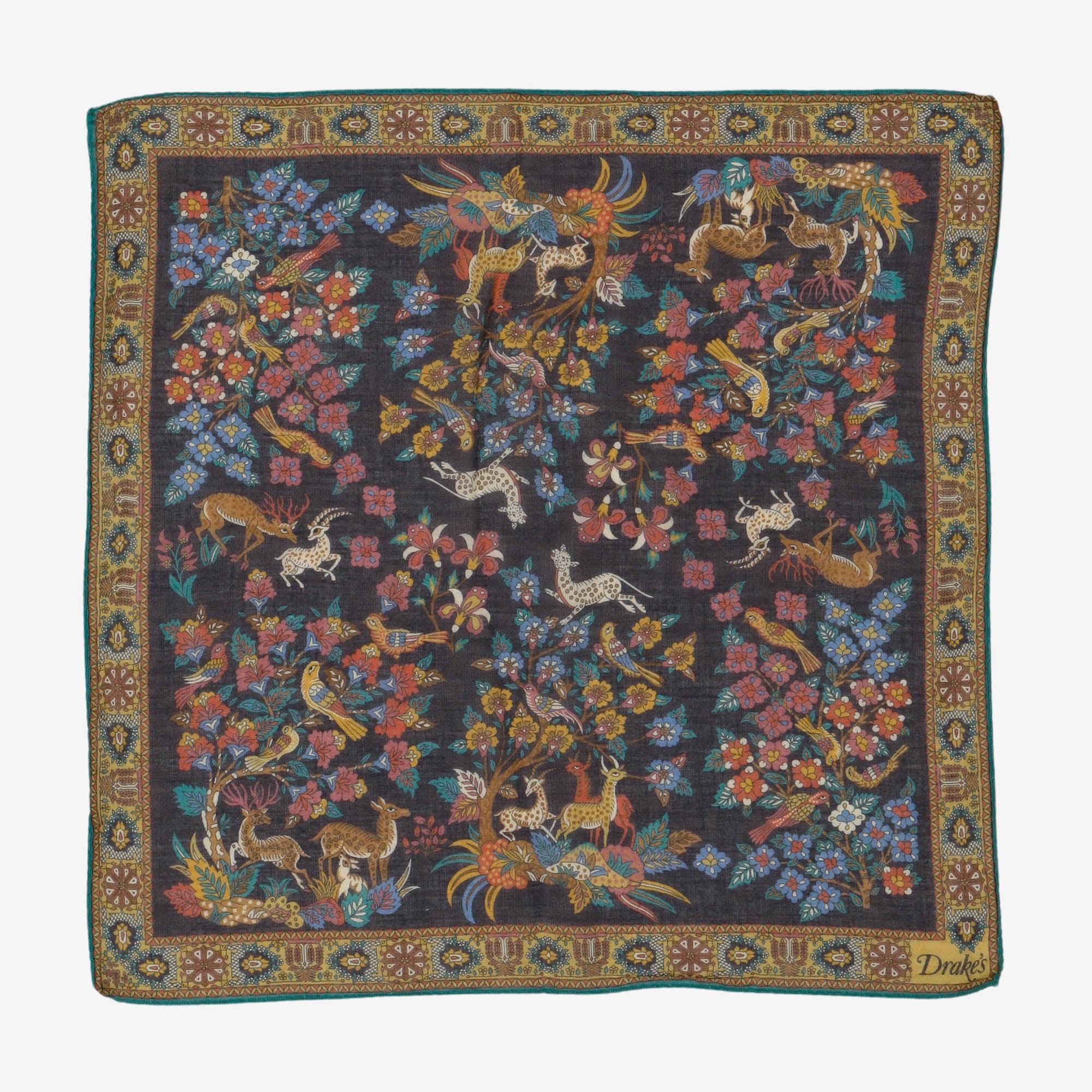 Mughal Garden Pocket Square