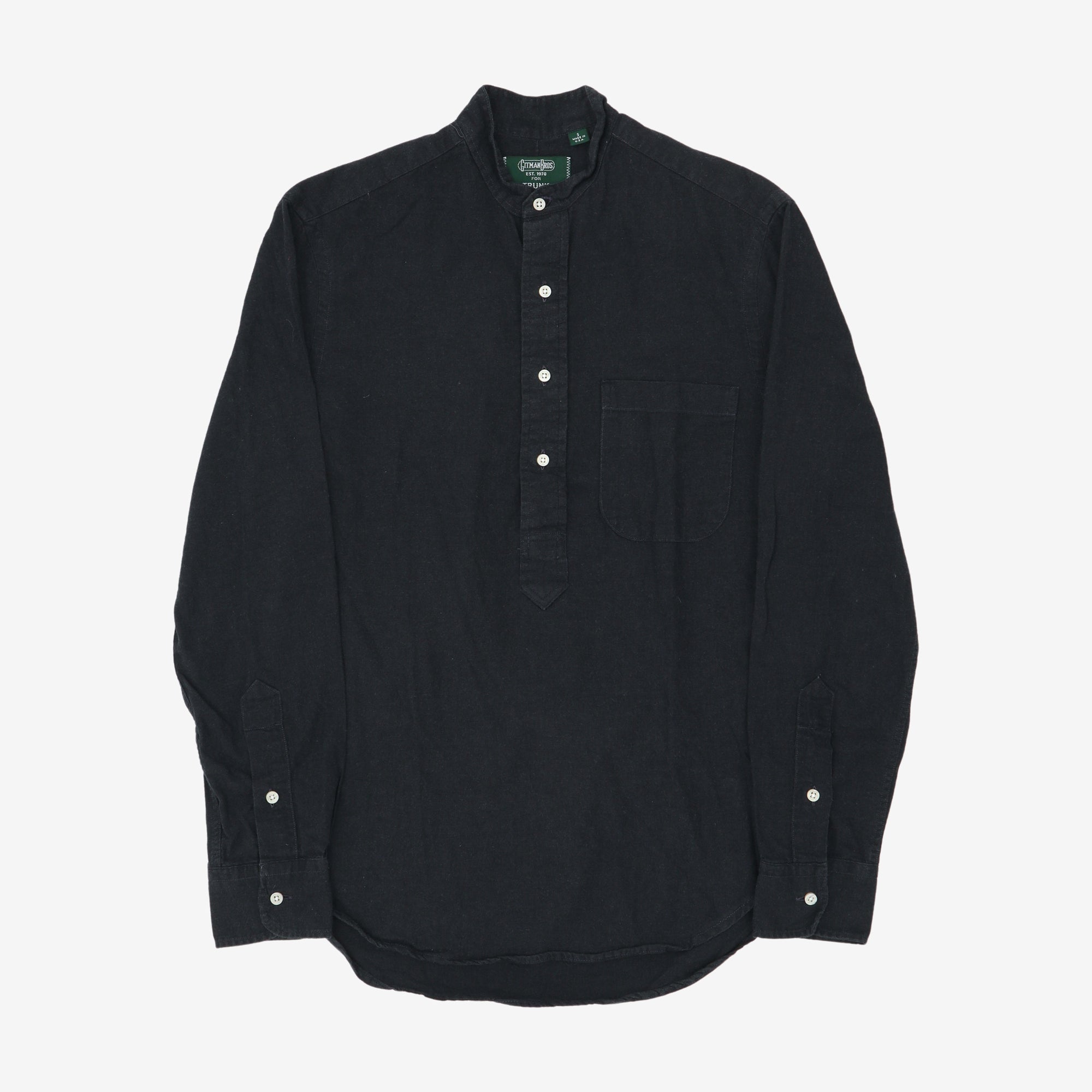 Band Collar Popover Shirt (Trunk)
