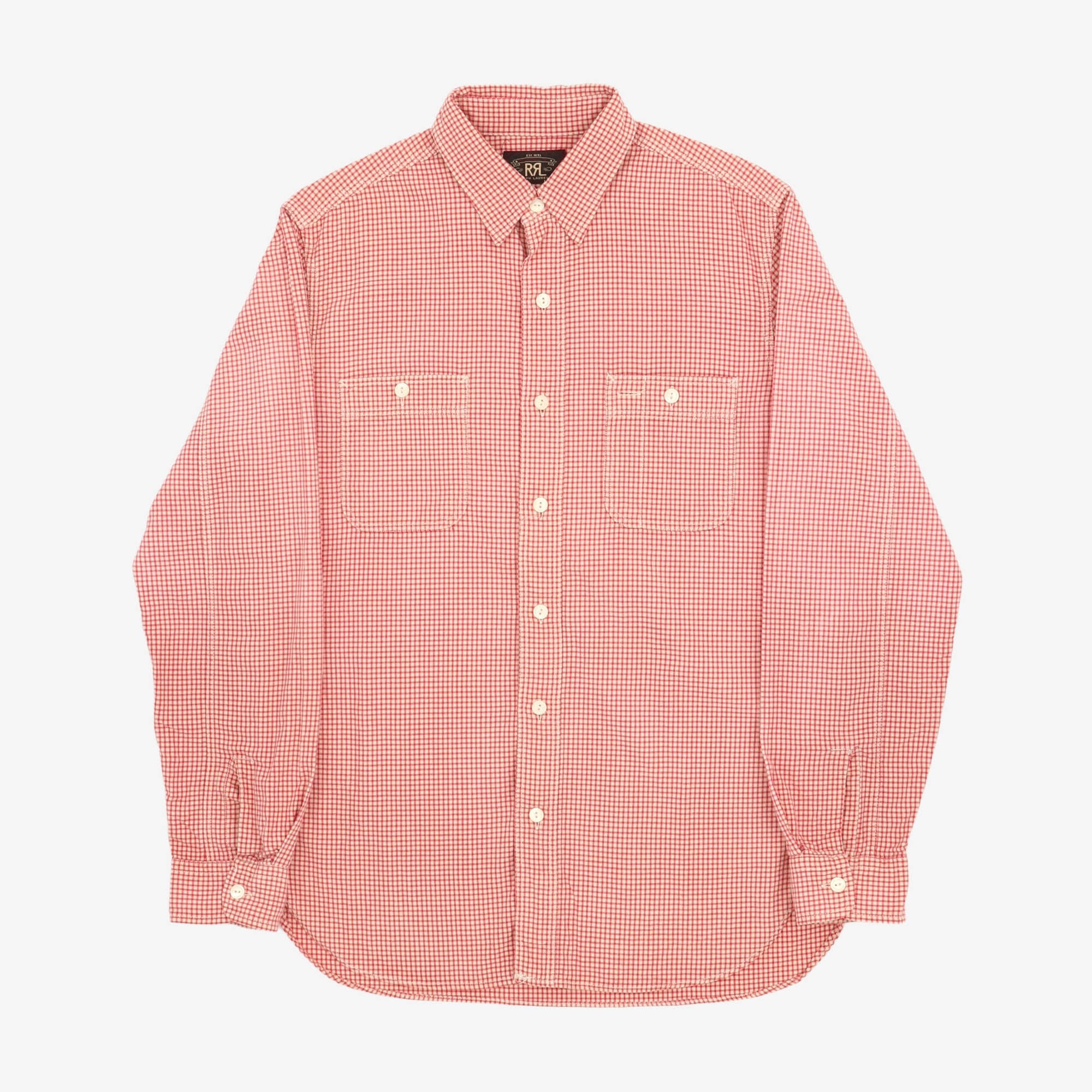 Gingham Check Work Shirt