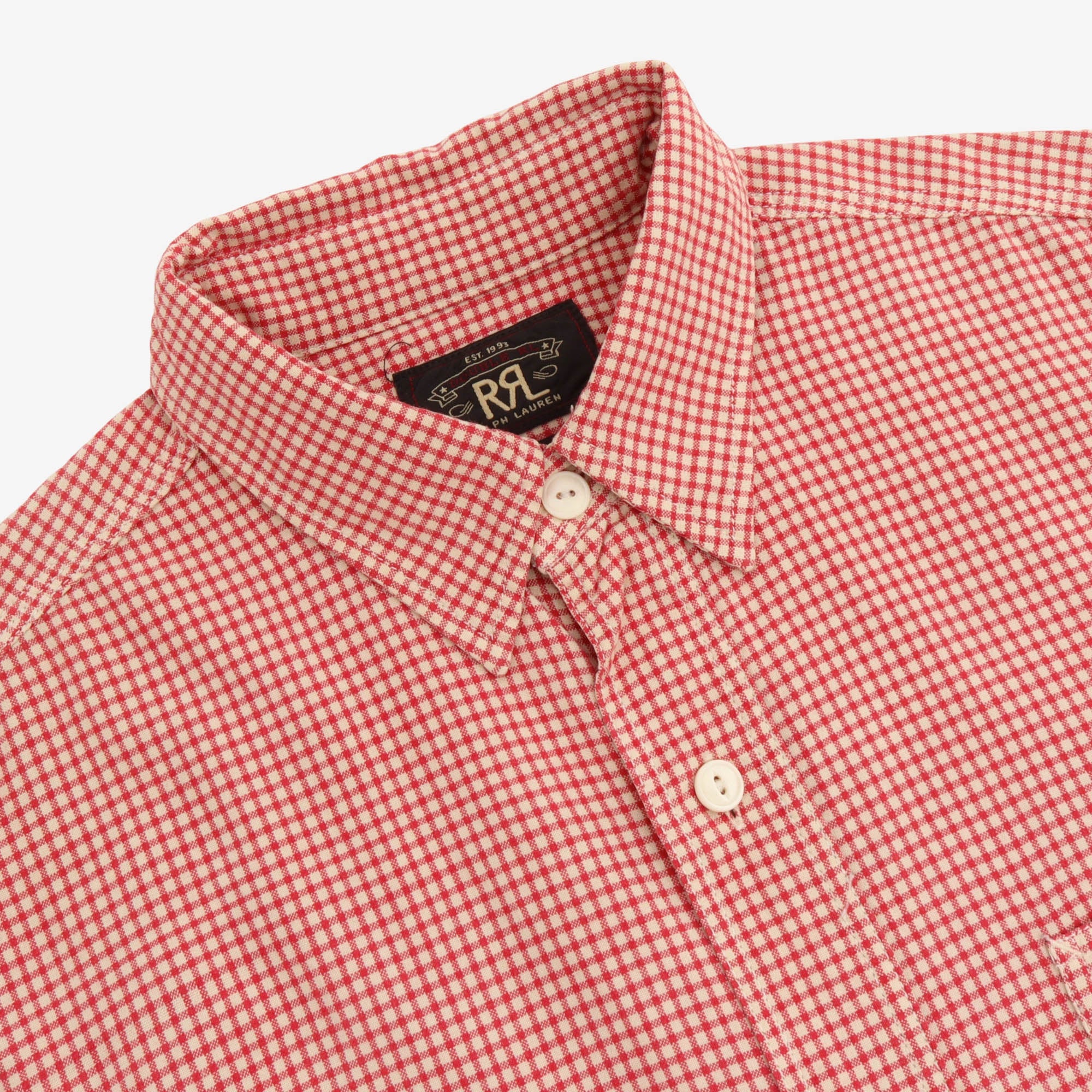 Gingham Check Work Shirt