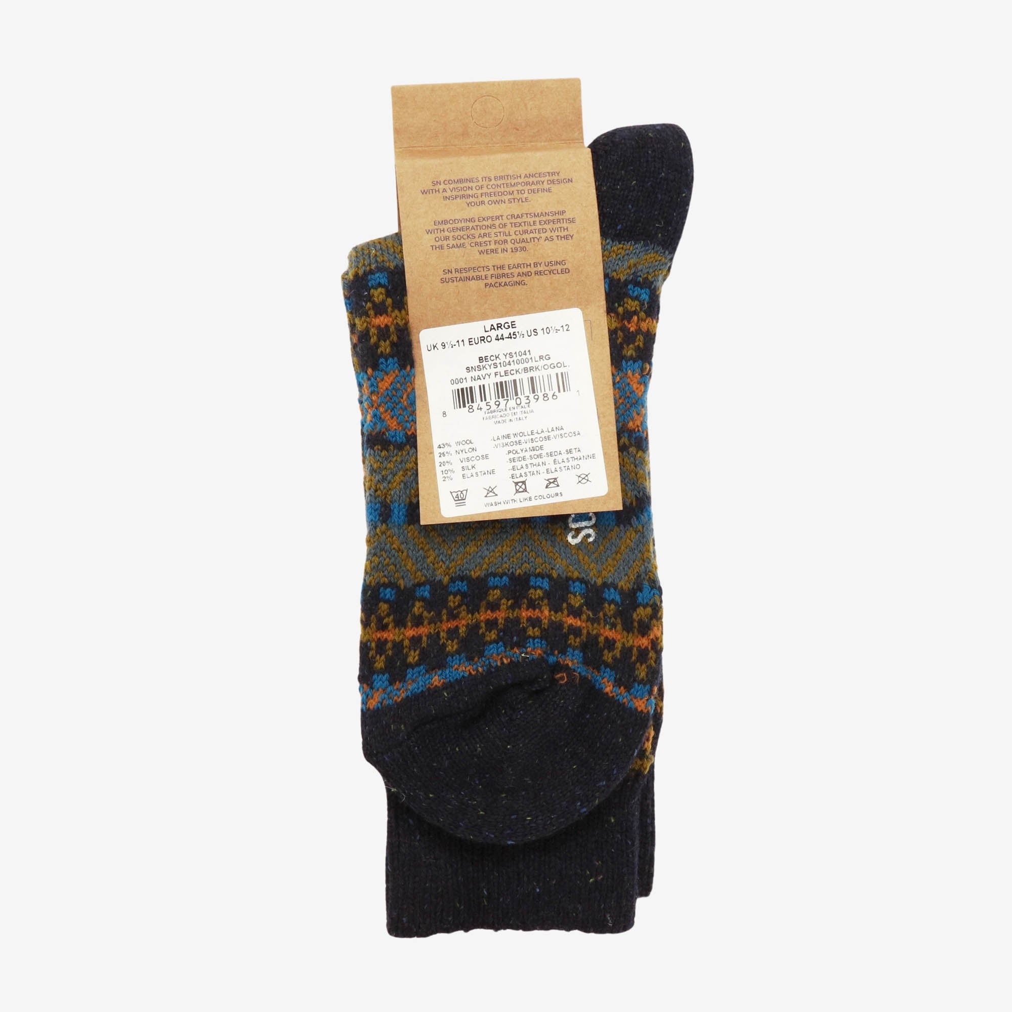 Beck Fairisle Socks