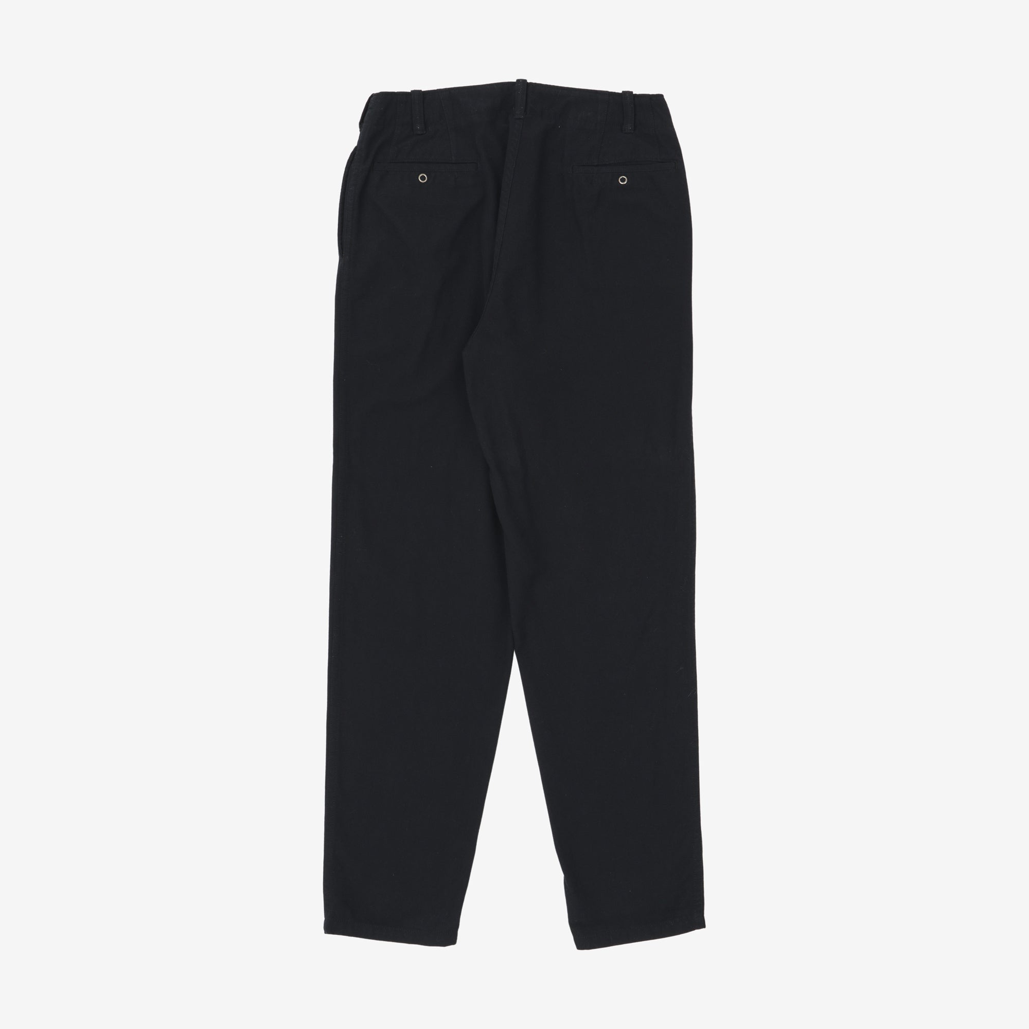 Wool Blend Canvas Trousers (34W X 33L)