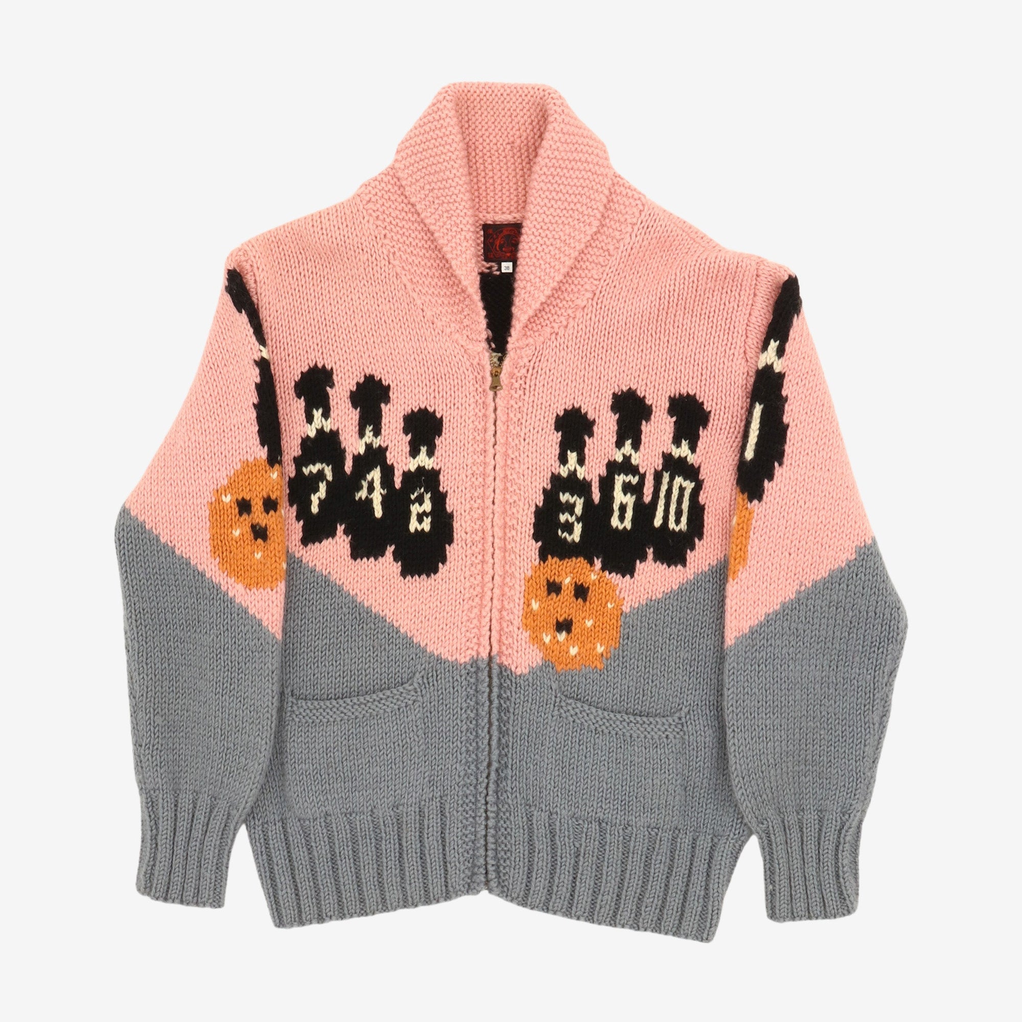Vintage Cowichan Bowling Cardigan