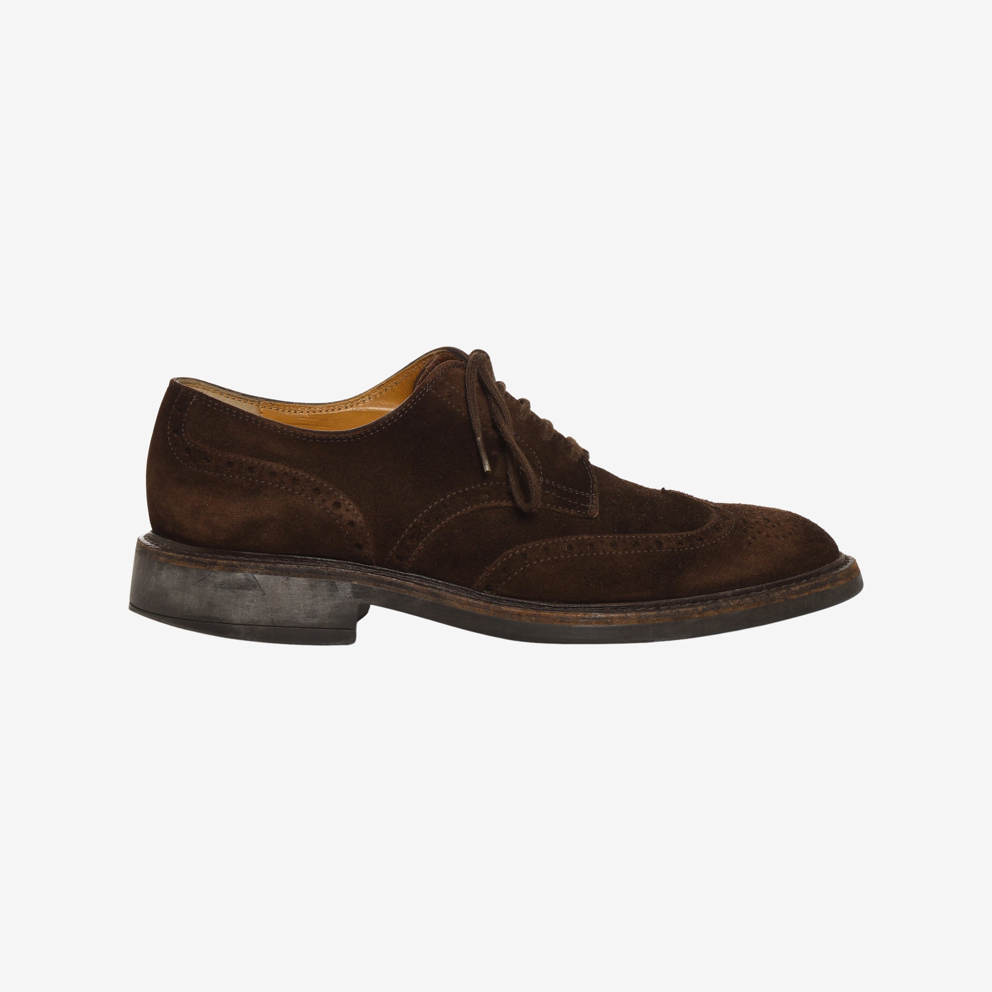 Suede Lace Up Brogues
