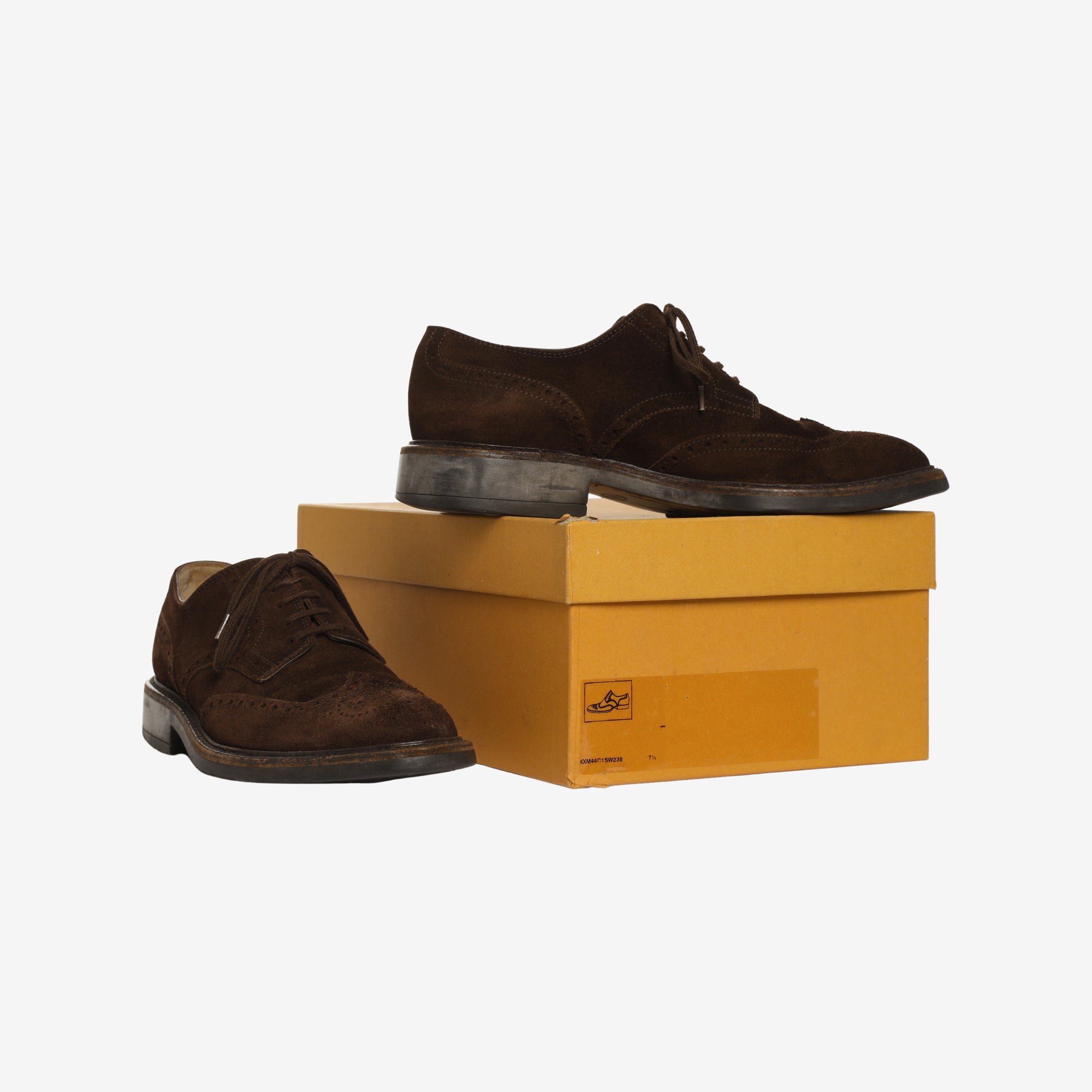 Suede Lace Up Brogues