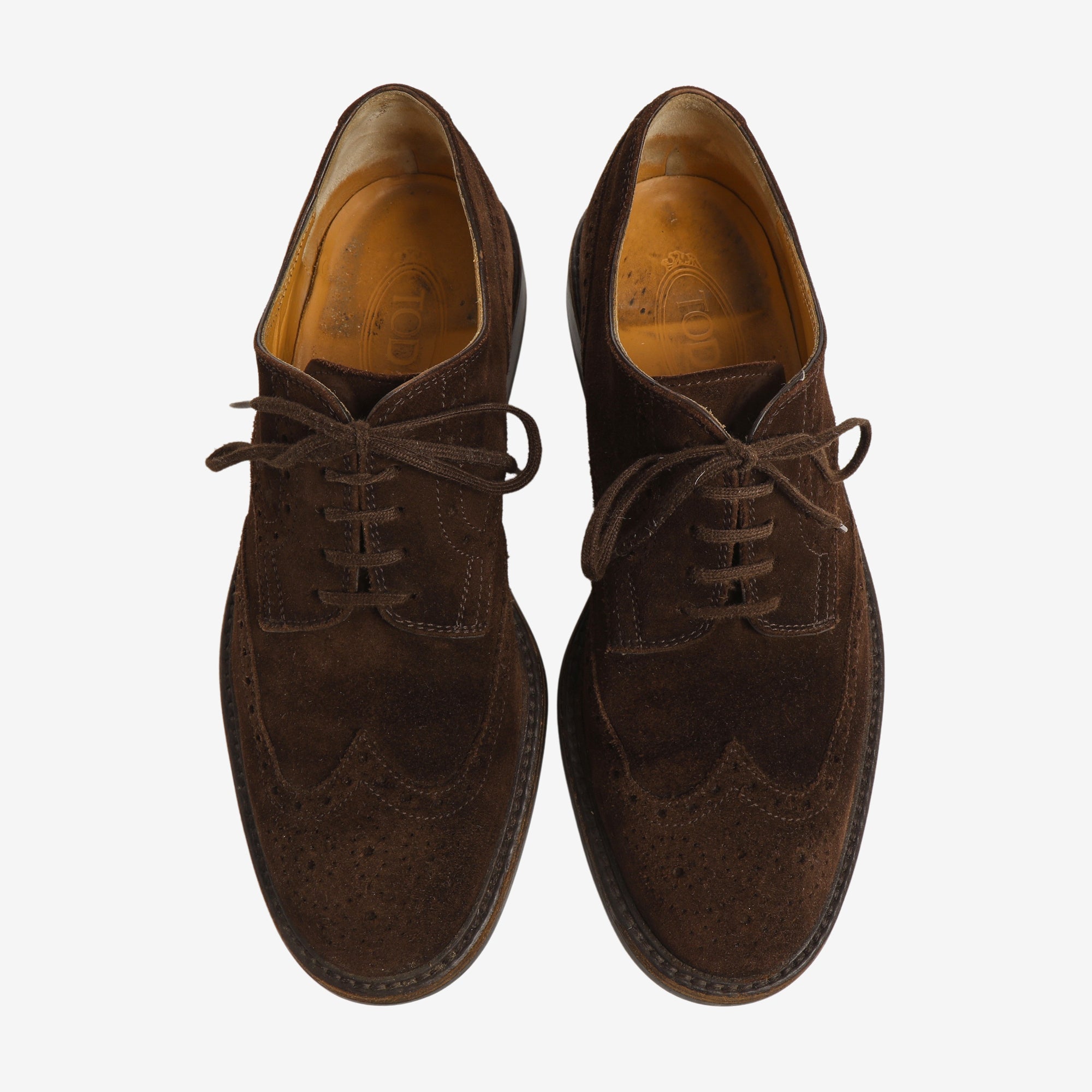 Suede Lace Up Brogues