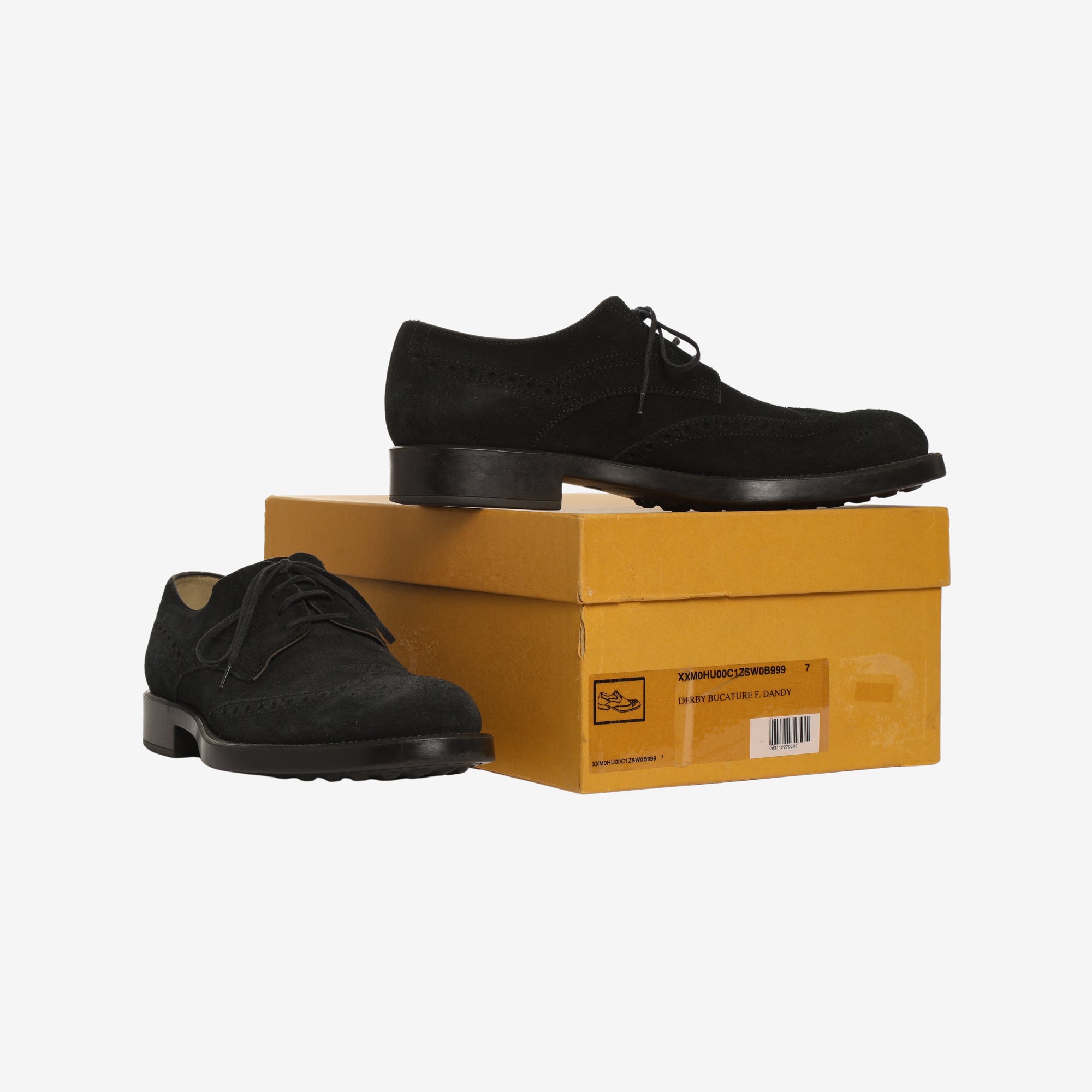 Suede Lace Up Brogues