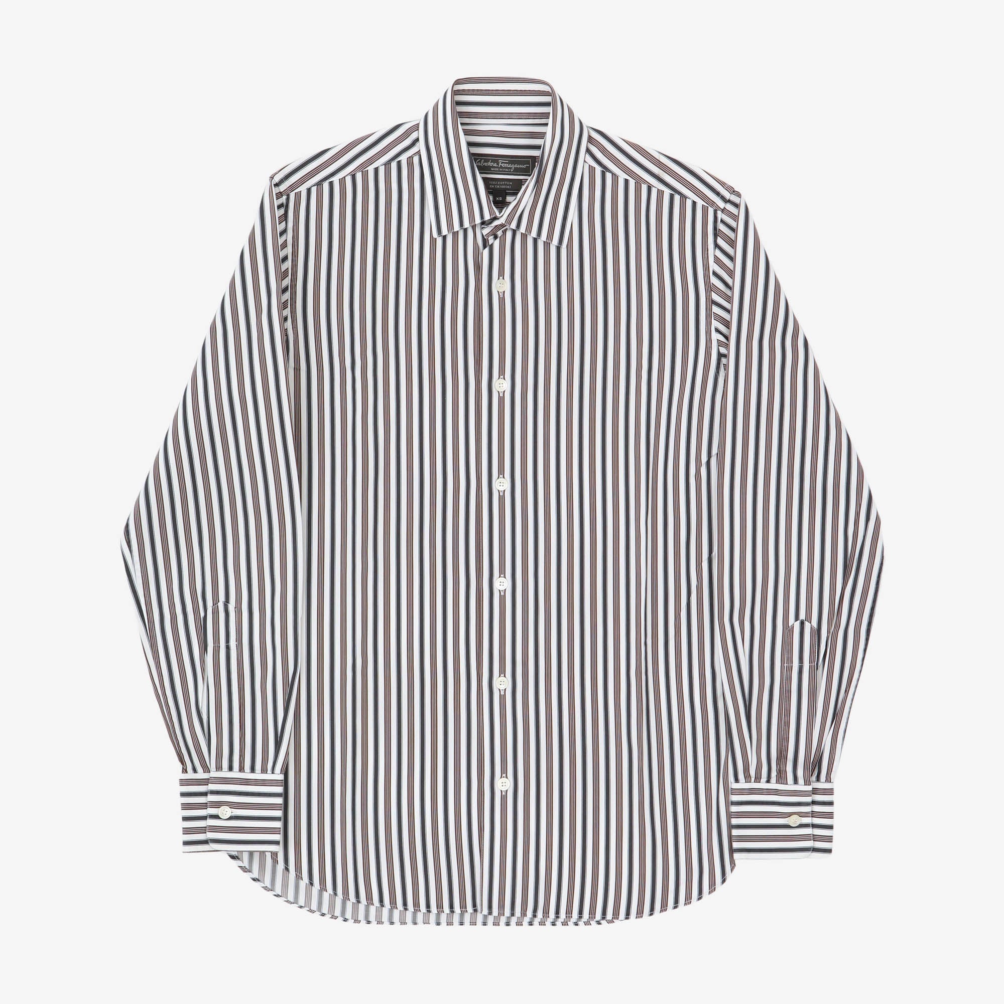 Multi Stripe Poplin Shirt