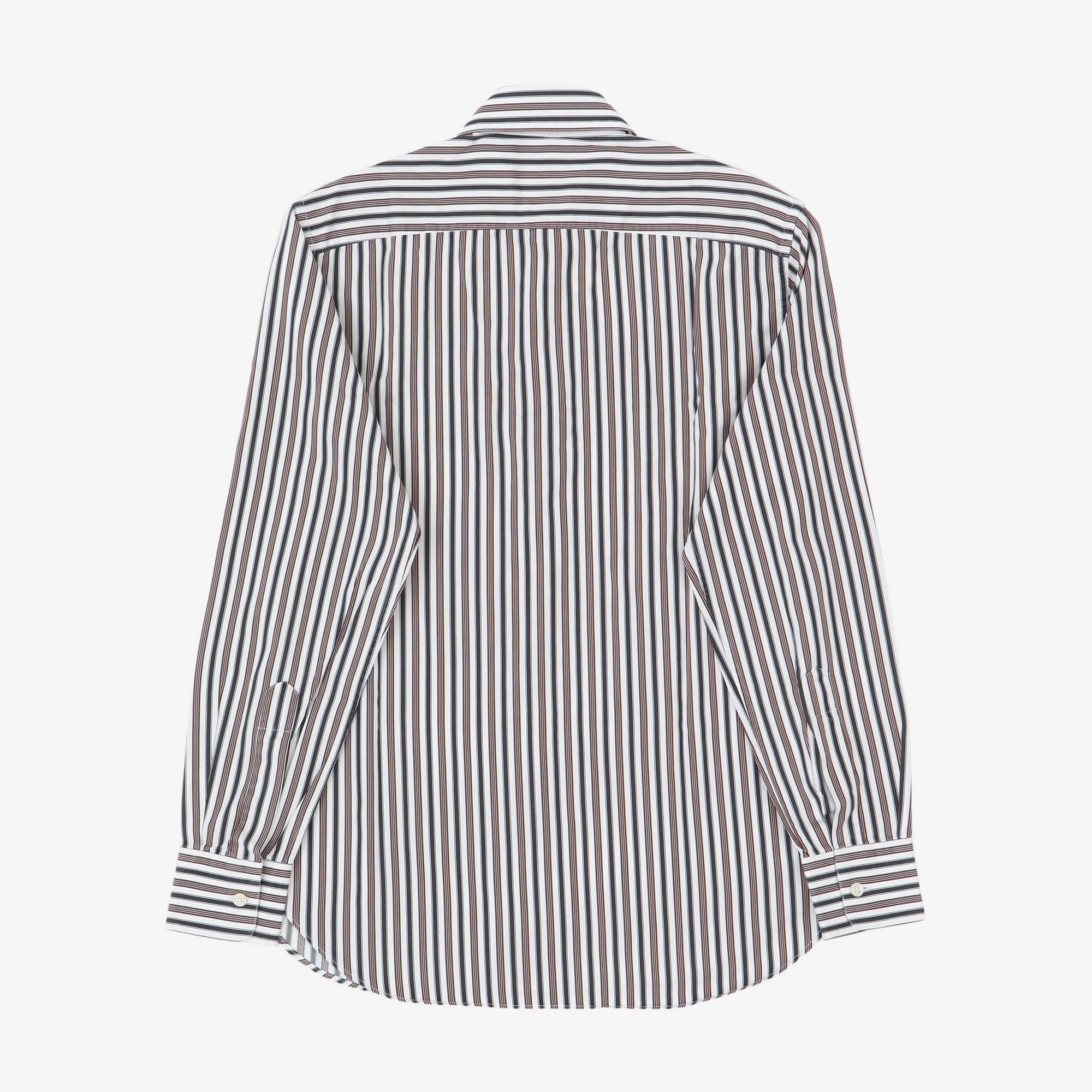 Multi Stripe Poplin Shirt