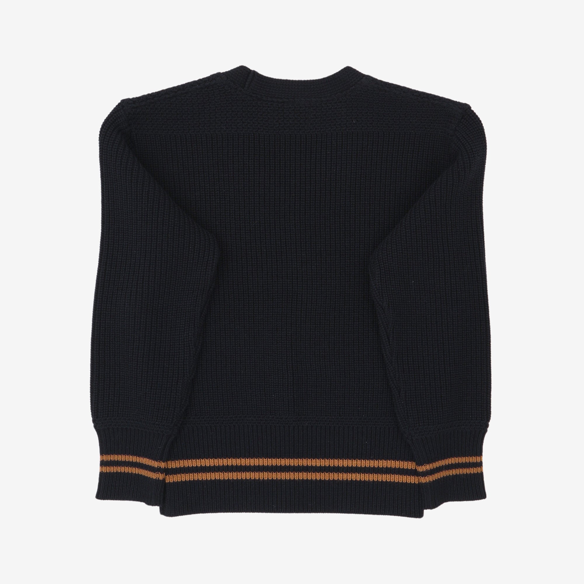 Heavy Gauge Wool V Neck Sweater (Butcher Products)