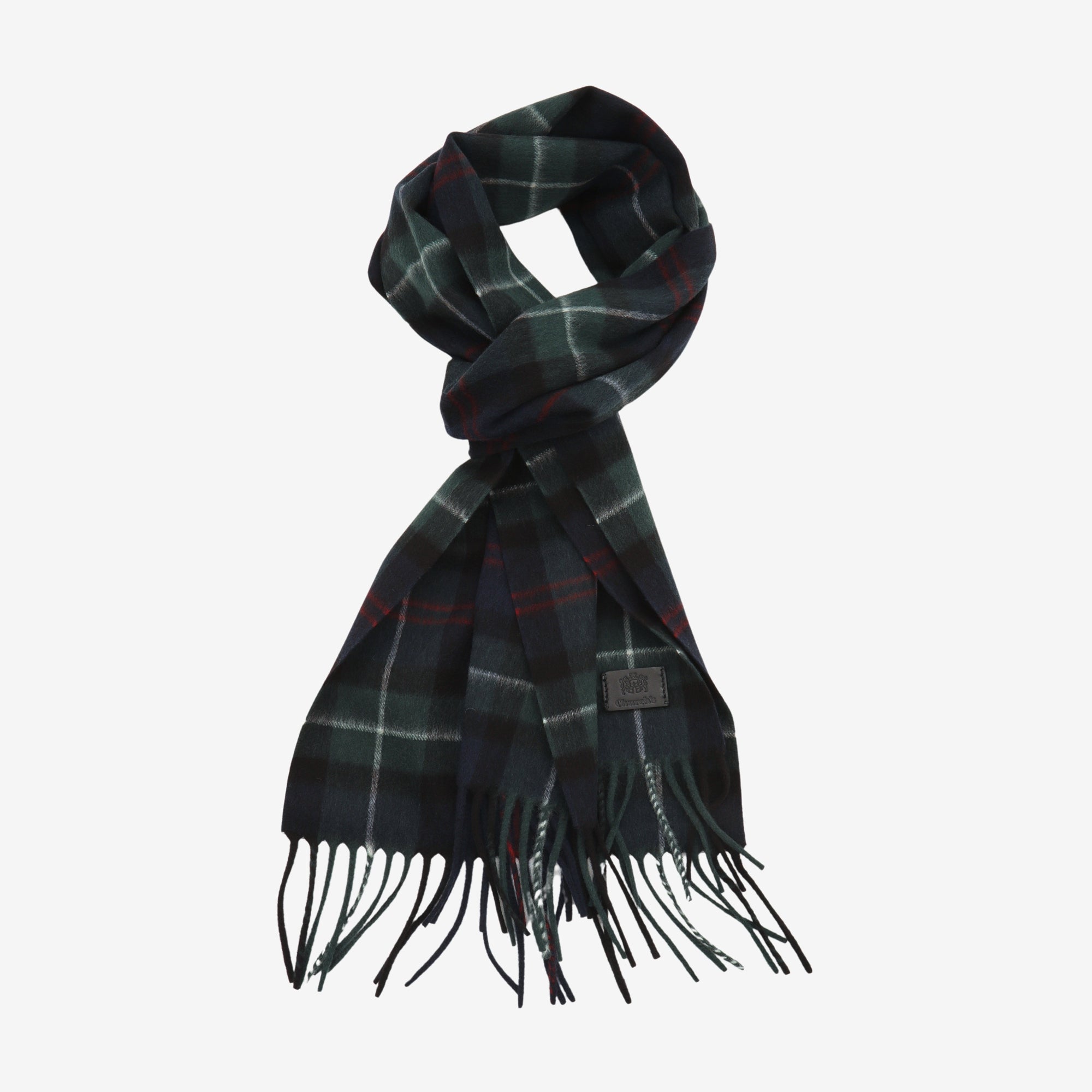 Cashmere Wool Tartan Scarf