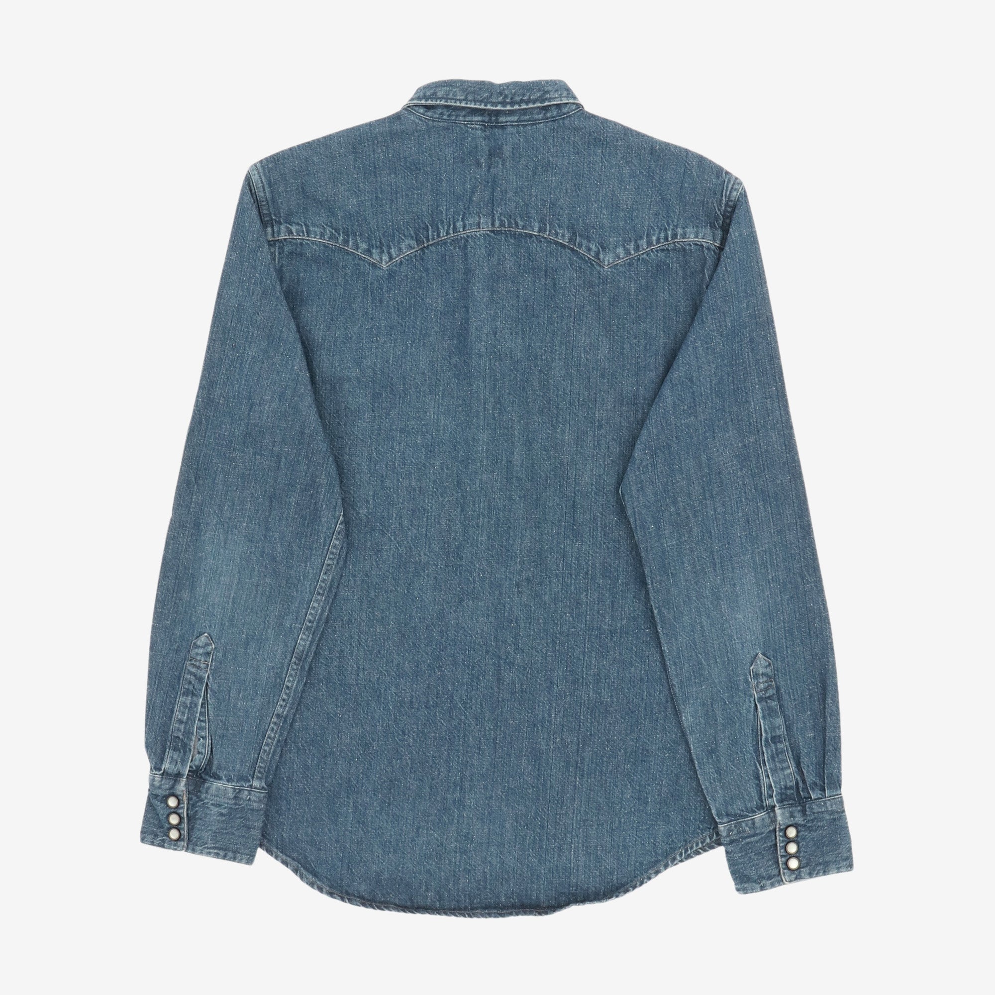 Sawtooth Denim Western Shirt