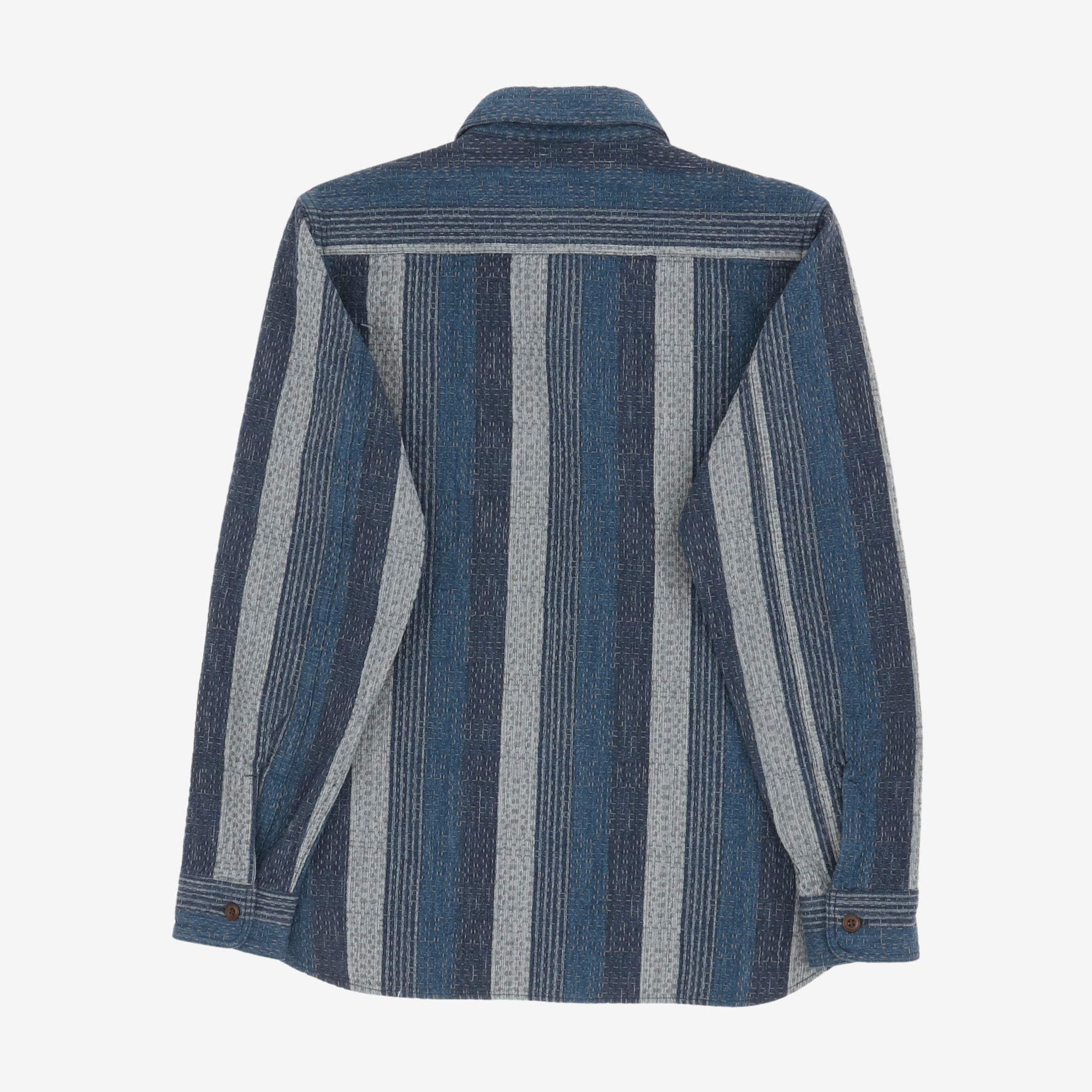 Noragi Kasuri Sashiko Overshirt