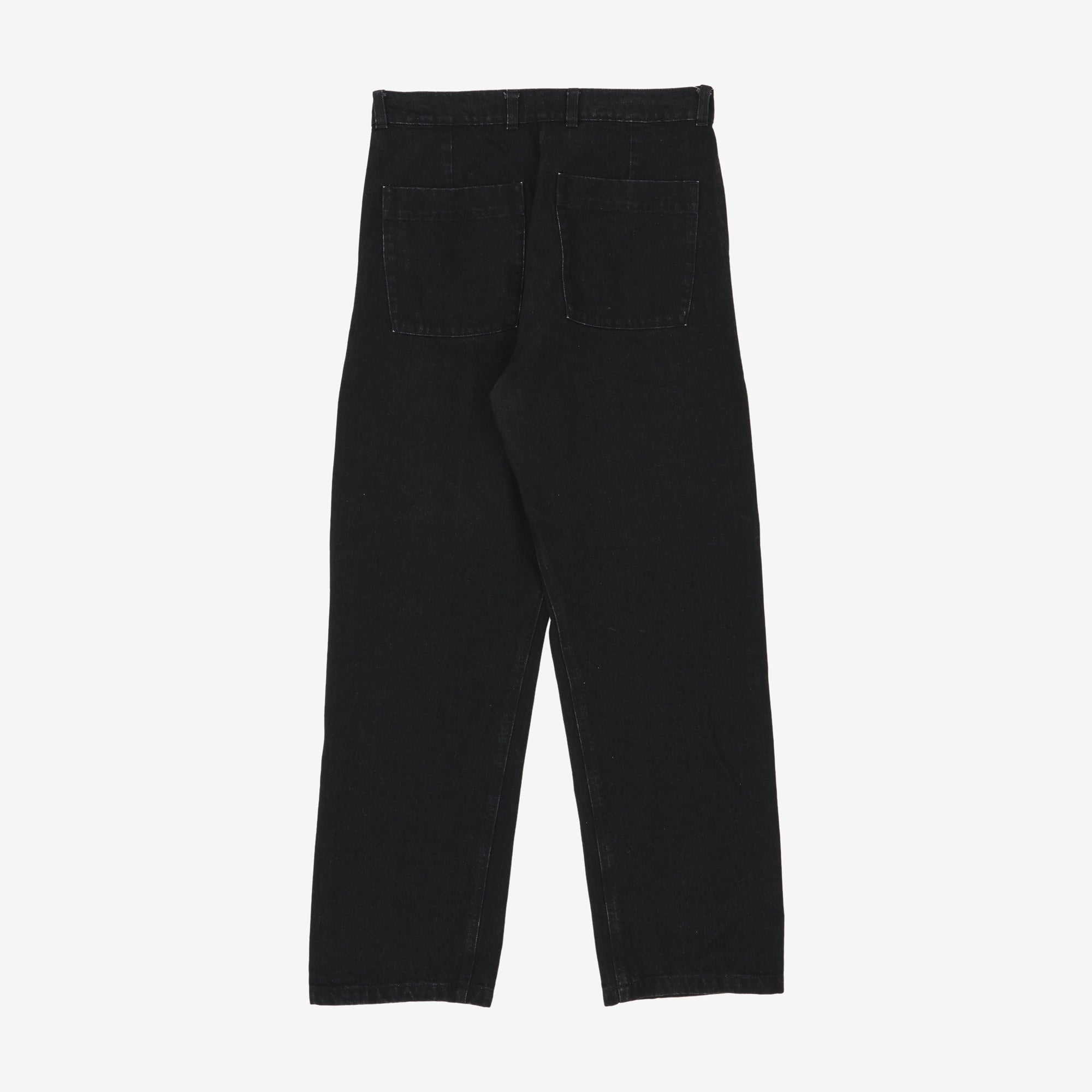 5 Pocket Wide Denim Jeans (32W X 31L)