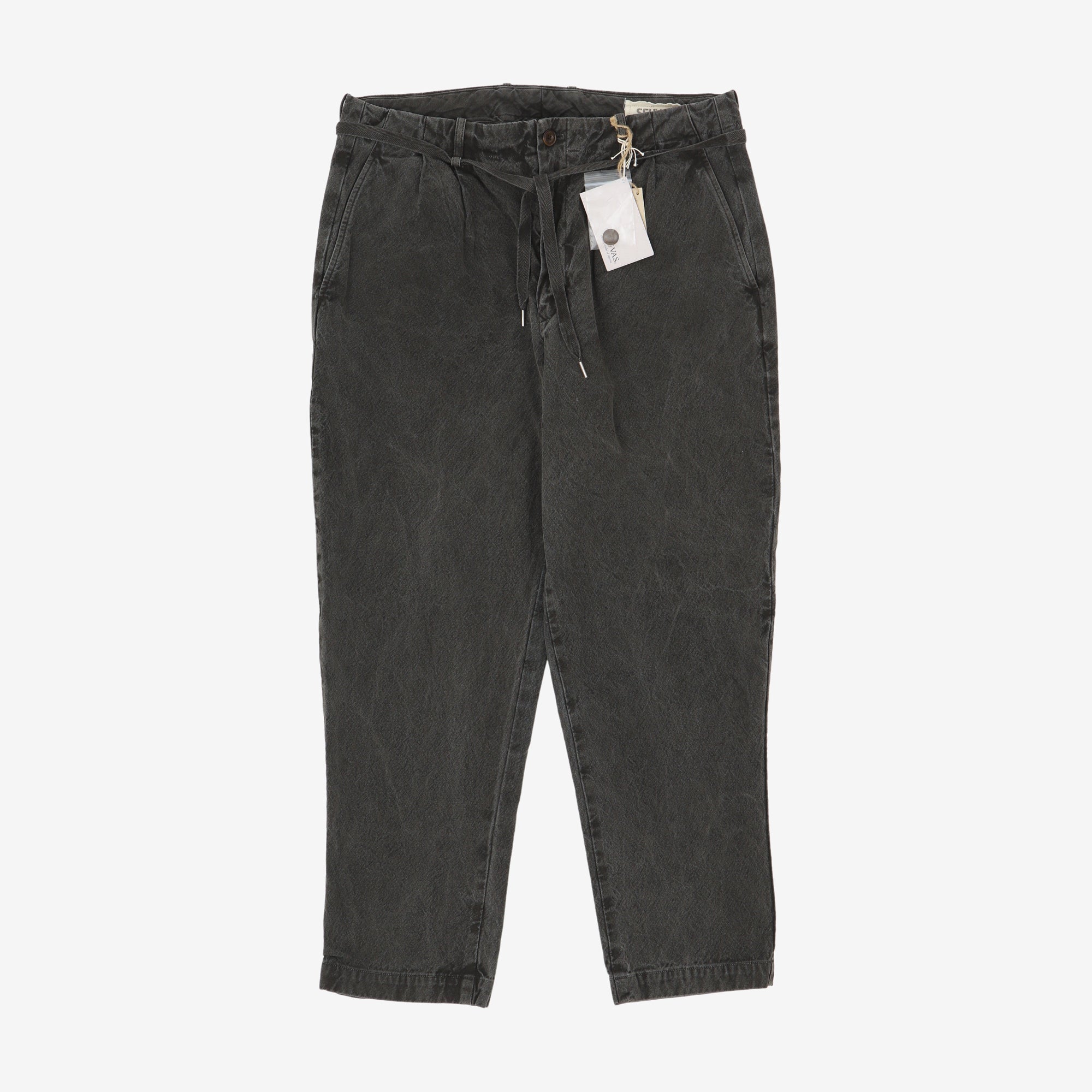 10oz Canvas Tapered 2 Tuck Pants (34W X 27.5L)