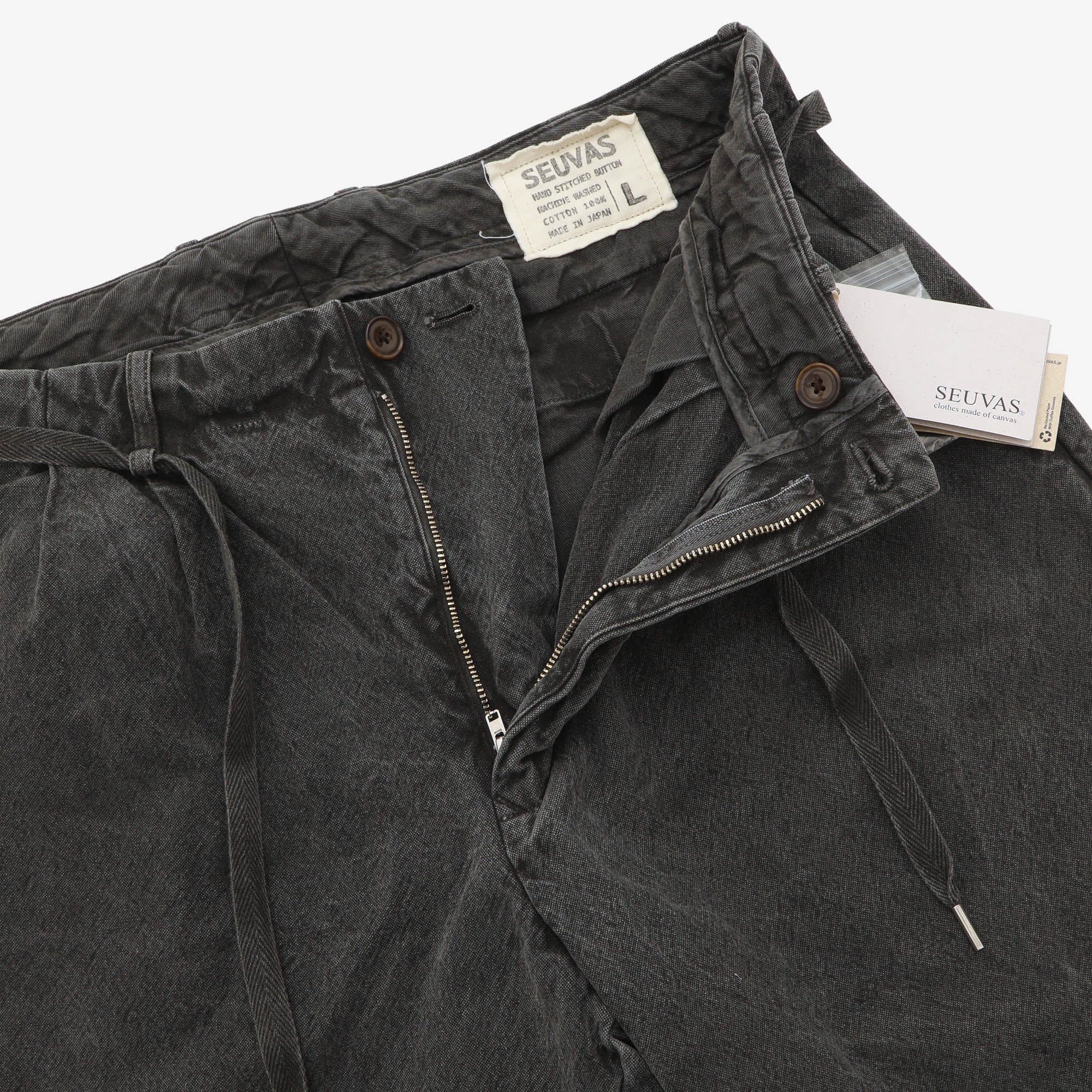 10oz Canvas Tapered 2 Tuck Pants (34W X 27.5L)