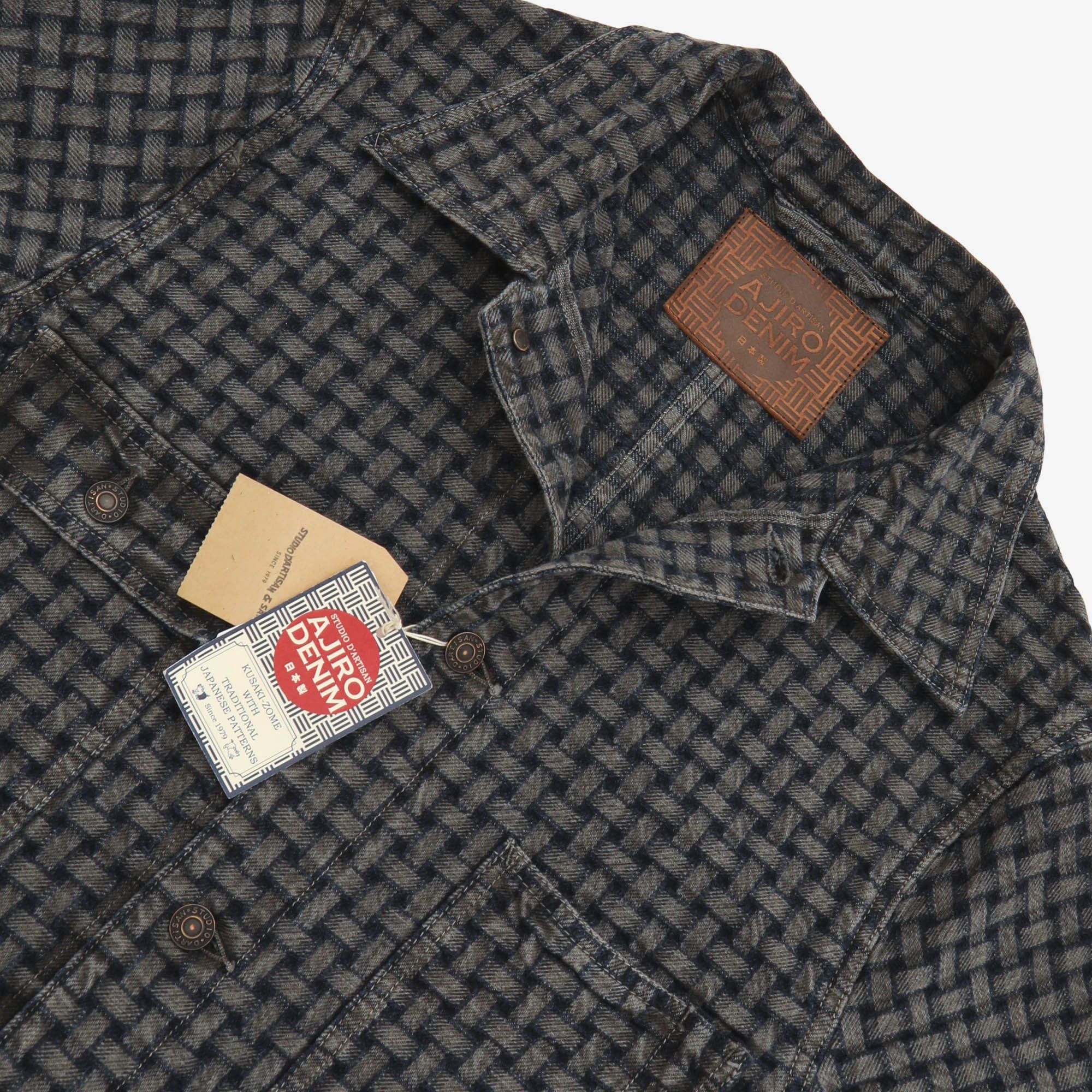 Sumi Dyed Ajiro Denim Jacket