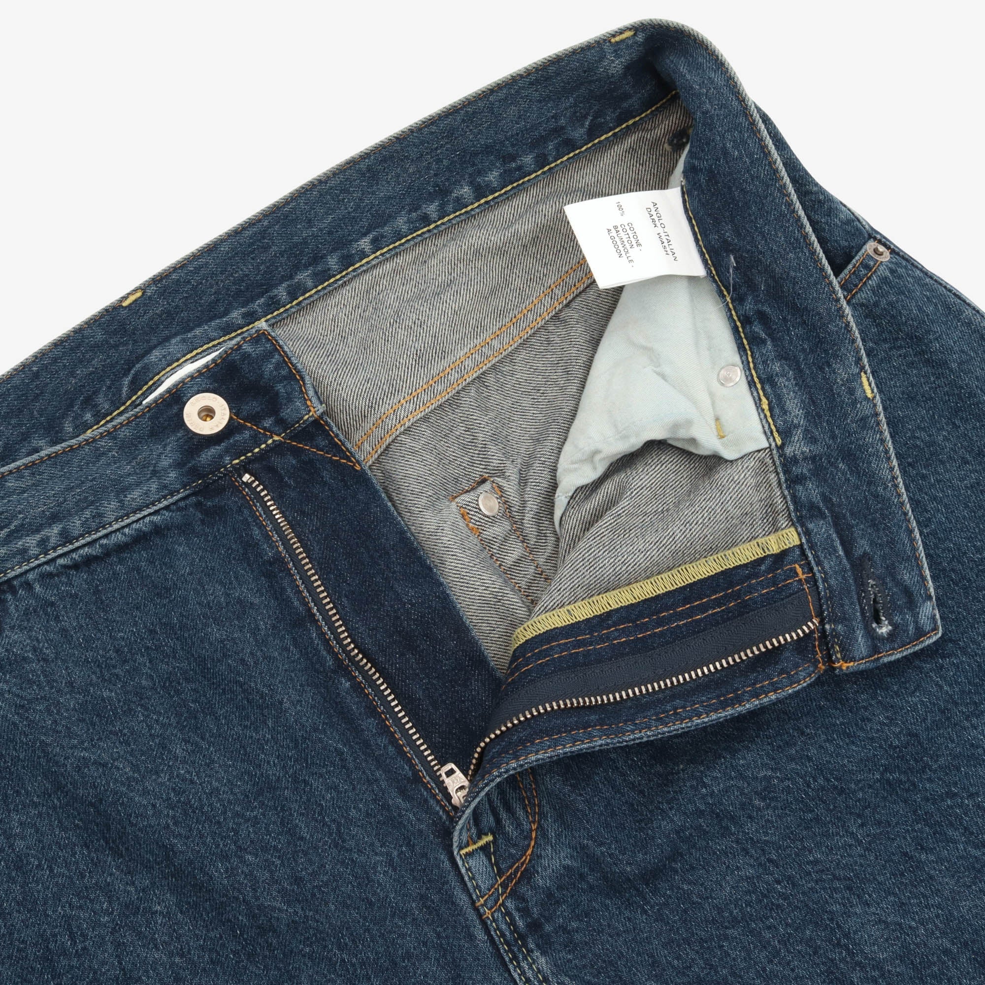 Dark Wash Mk 1 Selvedge Jeans (36W X 32L)
