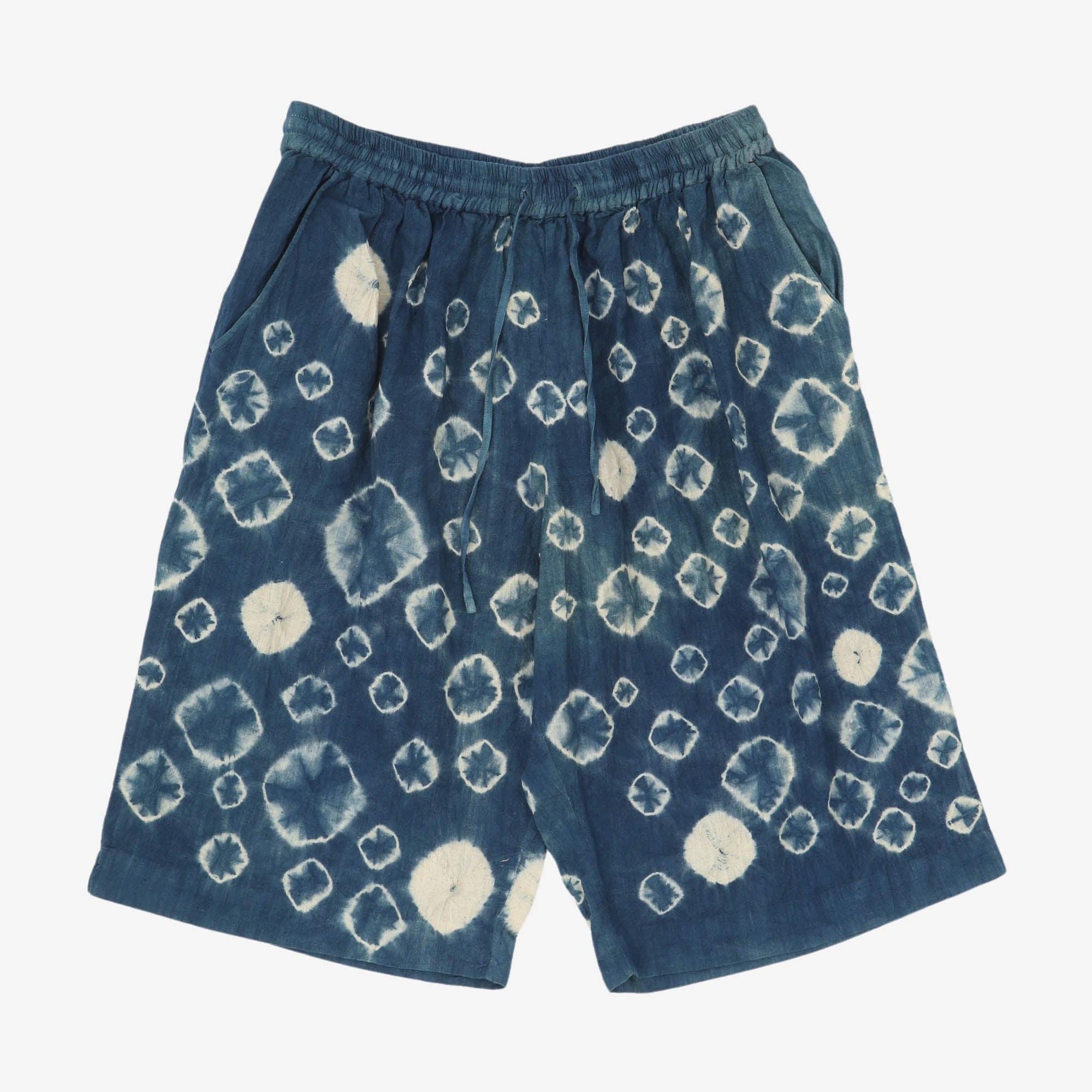 Relaxed Shibori Speckled Shorts