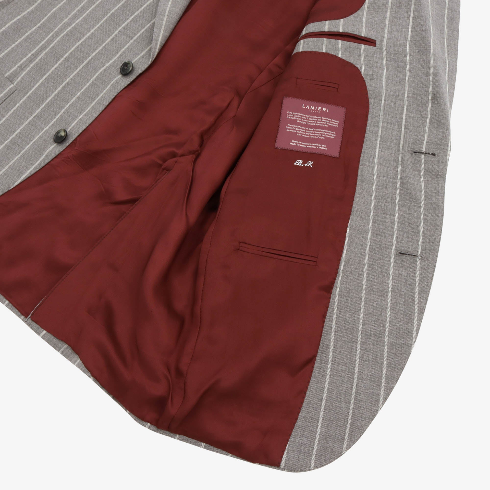 MTM Wool Pinstripe Suit